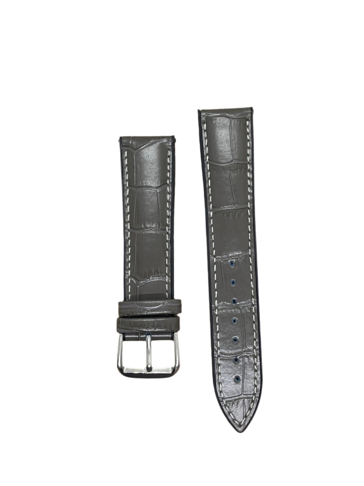 Hybrid Leather & Rubber Watch Strap – 20mm / 22mm / 24mm | Suparv Straps - Suparv