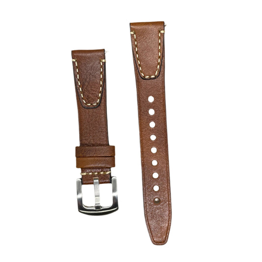 Vintage Premium Leather Watch Strap – Quick Release - Suparv