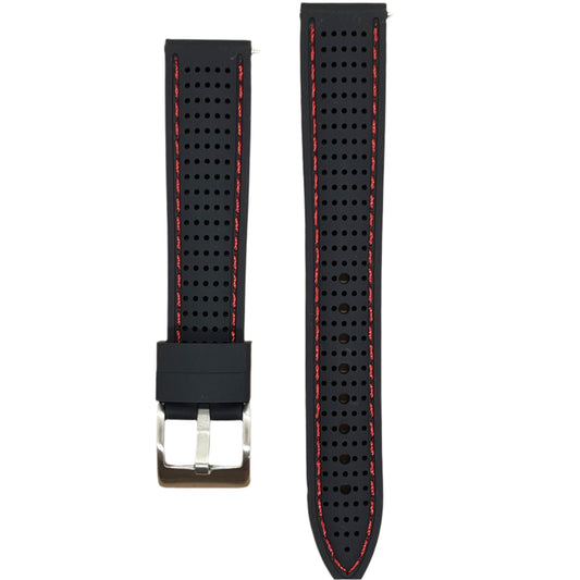 Premium Silicone Rubber Strap – 18mm | Quick Release - Suparv
