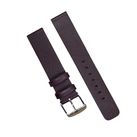 Formal Textured Leather Watch Strap – Premium Finish - Suparv
