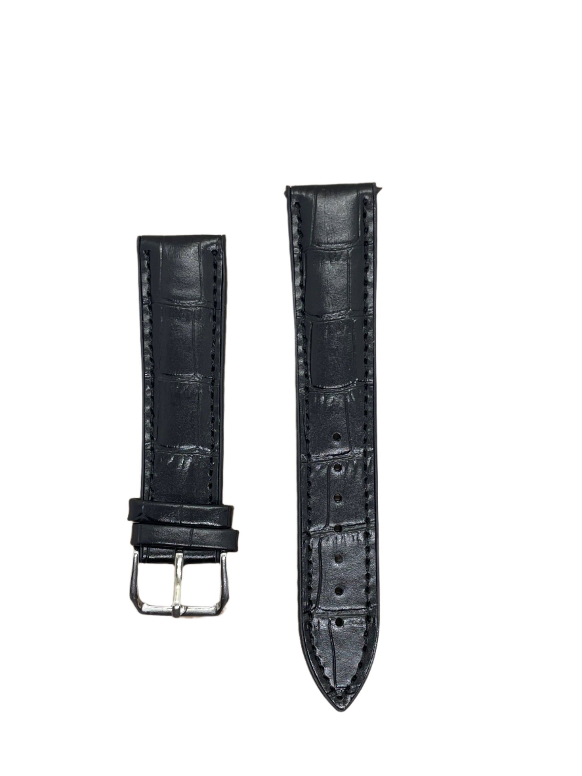 Hybrid Leather & Rubber Watch Strap – 20mm / 22mm / 24mm | Suparv Straps - Suparv