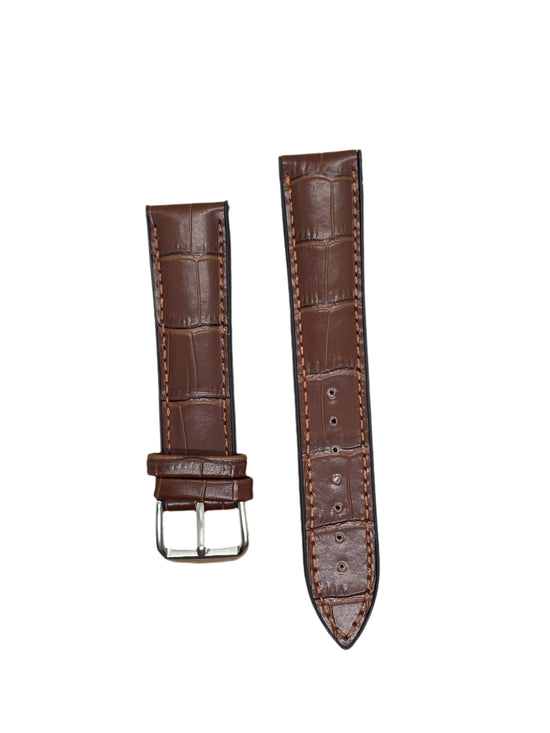 Hybrid Leather & Rubber Watch Strap – 20mm / 22mm / 24mm | Suparv Straps - Suparv