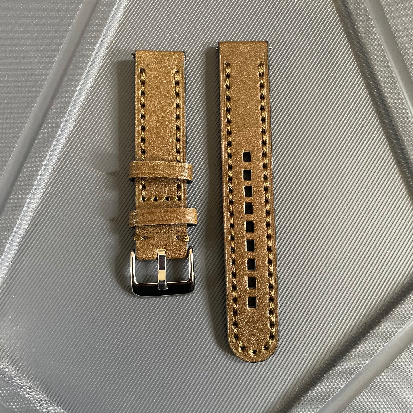 20 mm Italian Premium Leather Watch Strap with Quick Release – Classic & Elegant Design