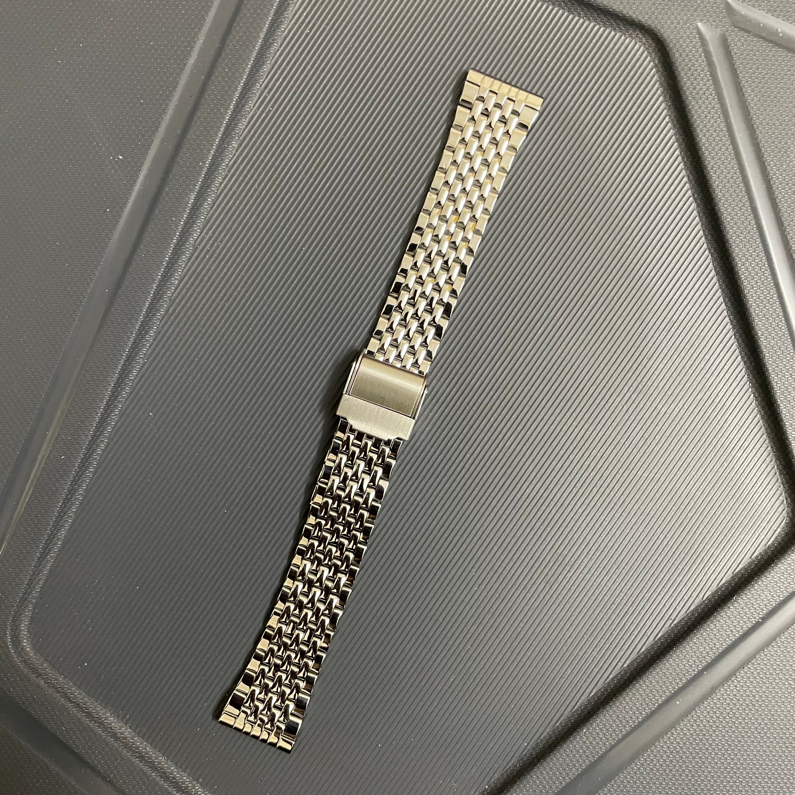 18mm 2-Piece Stainless Steel Watch Bracelet