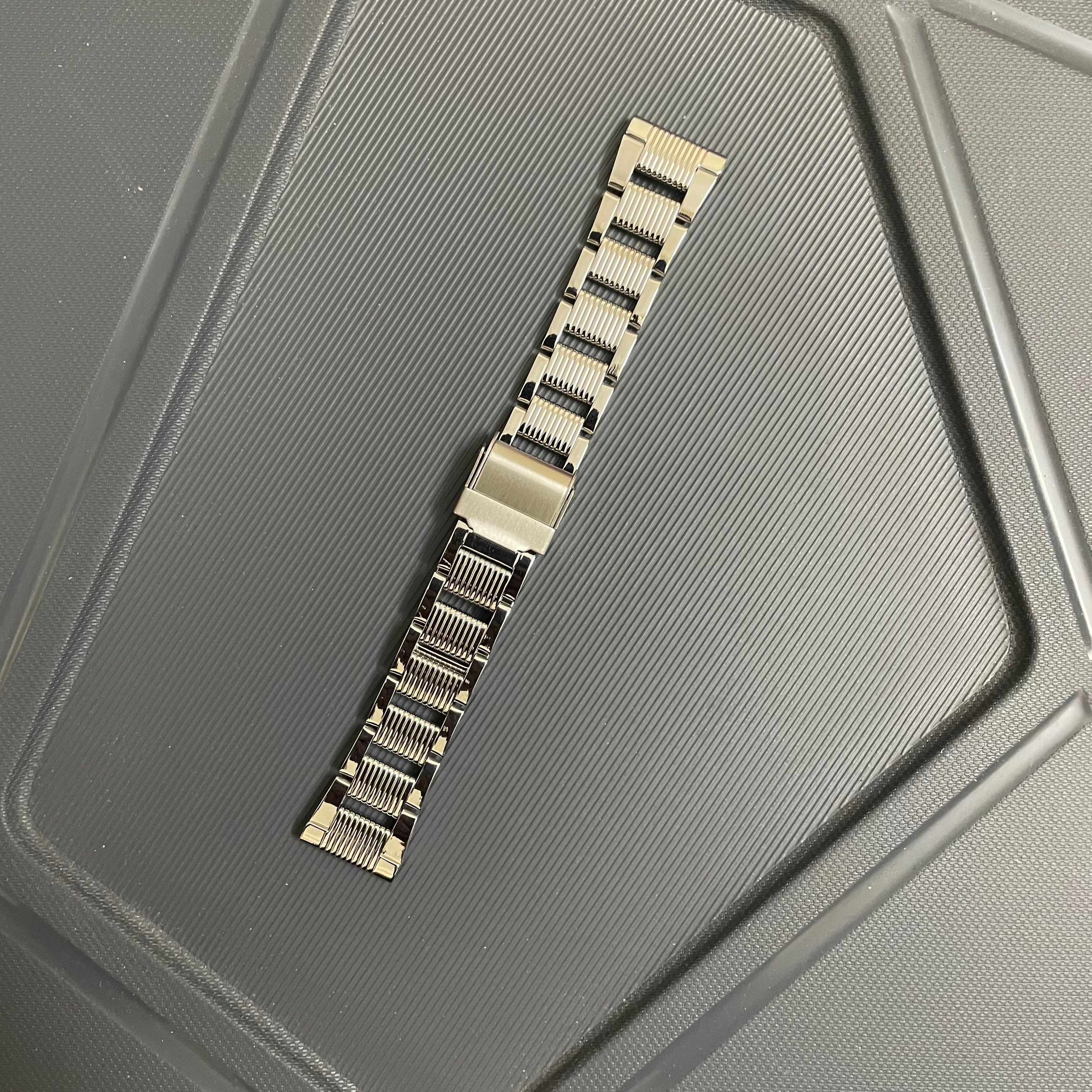 18mm 2-Piece Stainless Steel Watch Bracelet