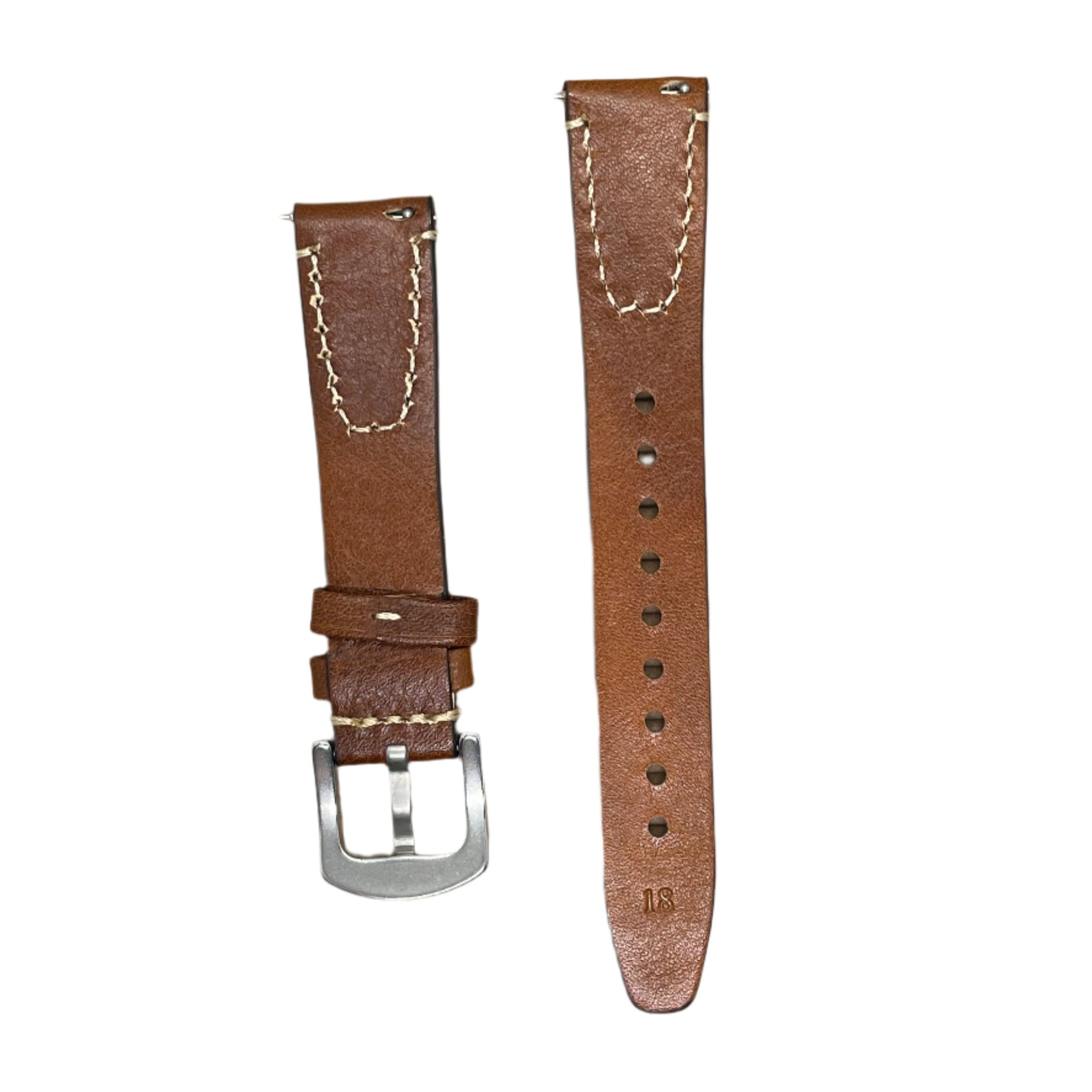 Vintage Premium Leather Watch Strap – Quick Release - Suparv