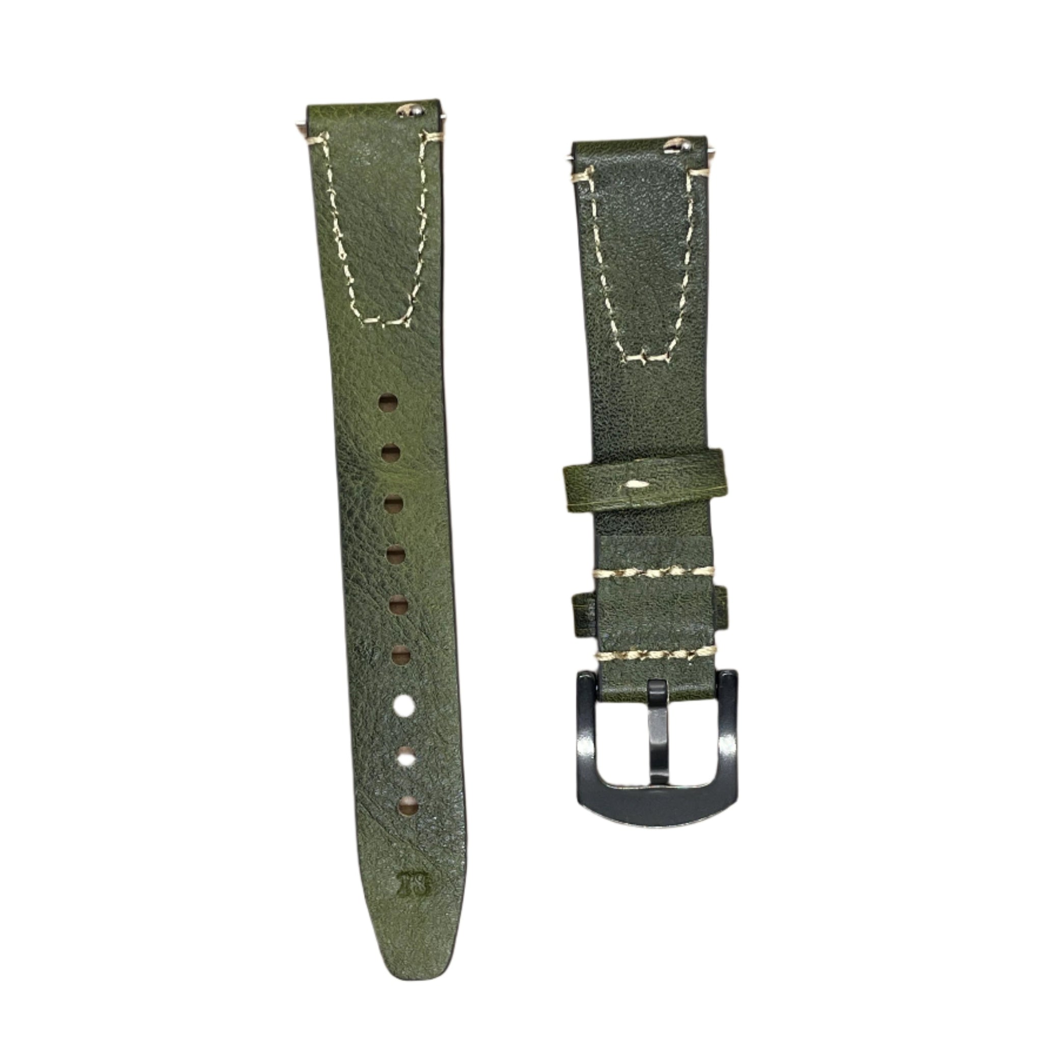 Vintage Premium Leather Watch Strap – Quick Release - Suparv