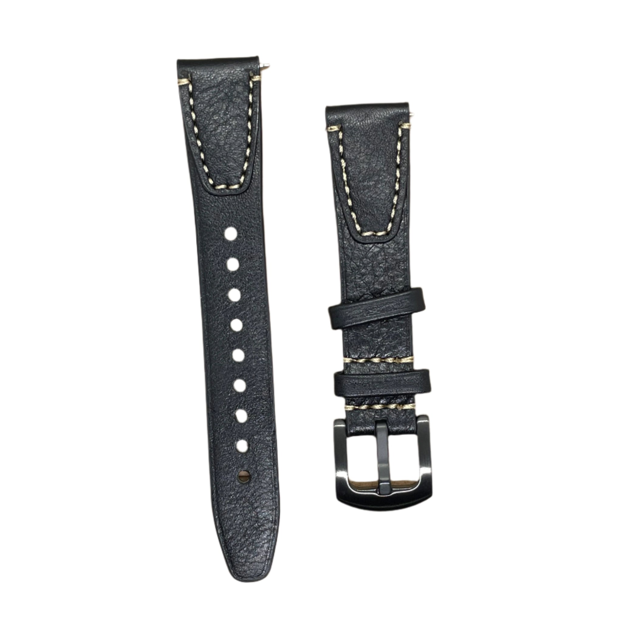 Vintage Premium Leather Watch Strap – Quick Release - Suparv