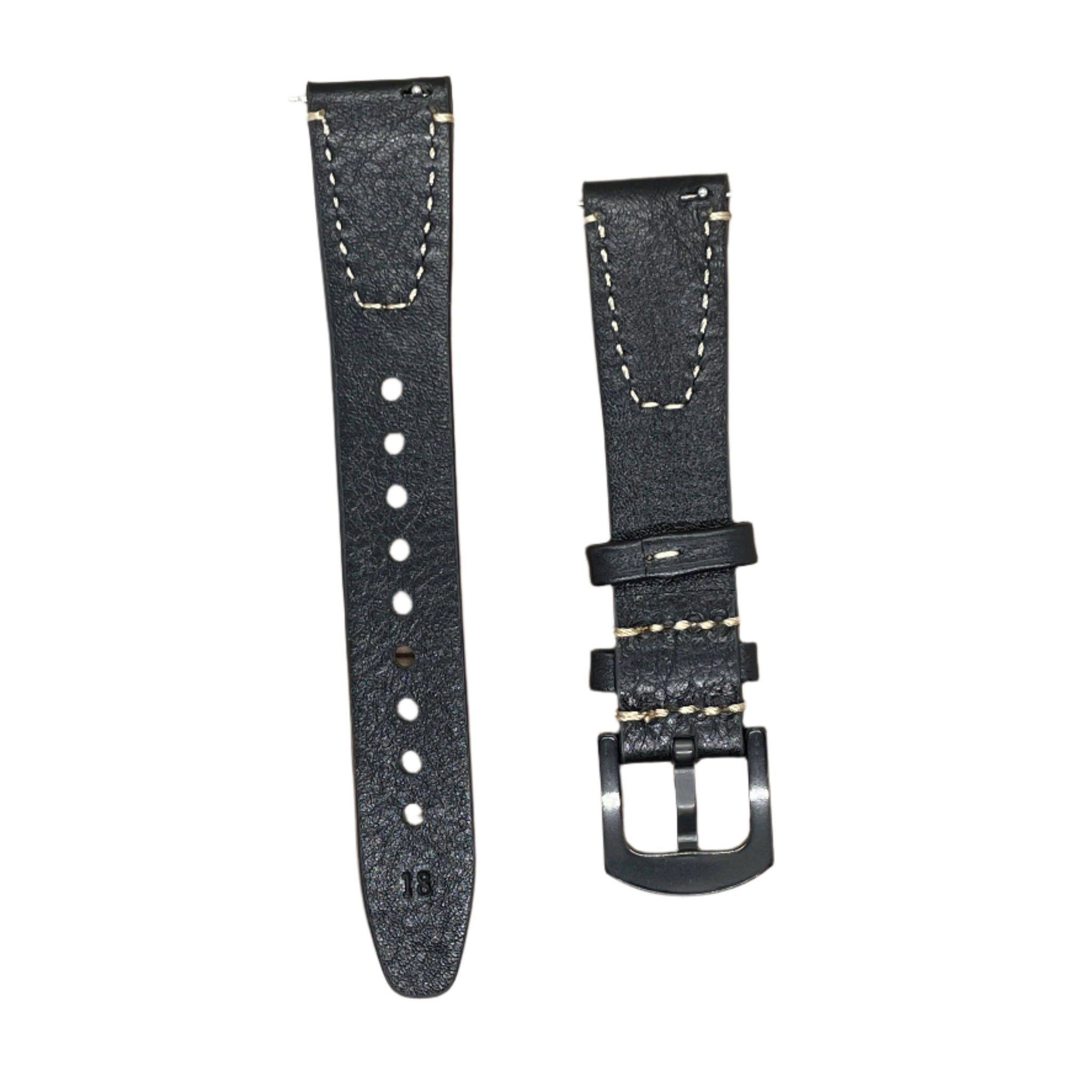 Vintage Premium Leather Watch Strap – Quick Release - Suparv