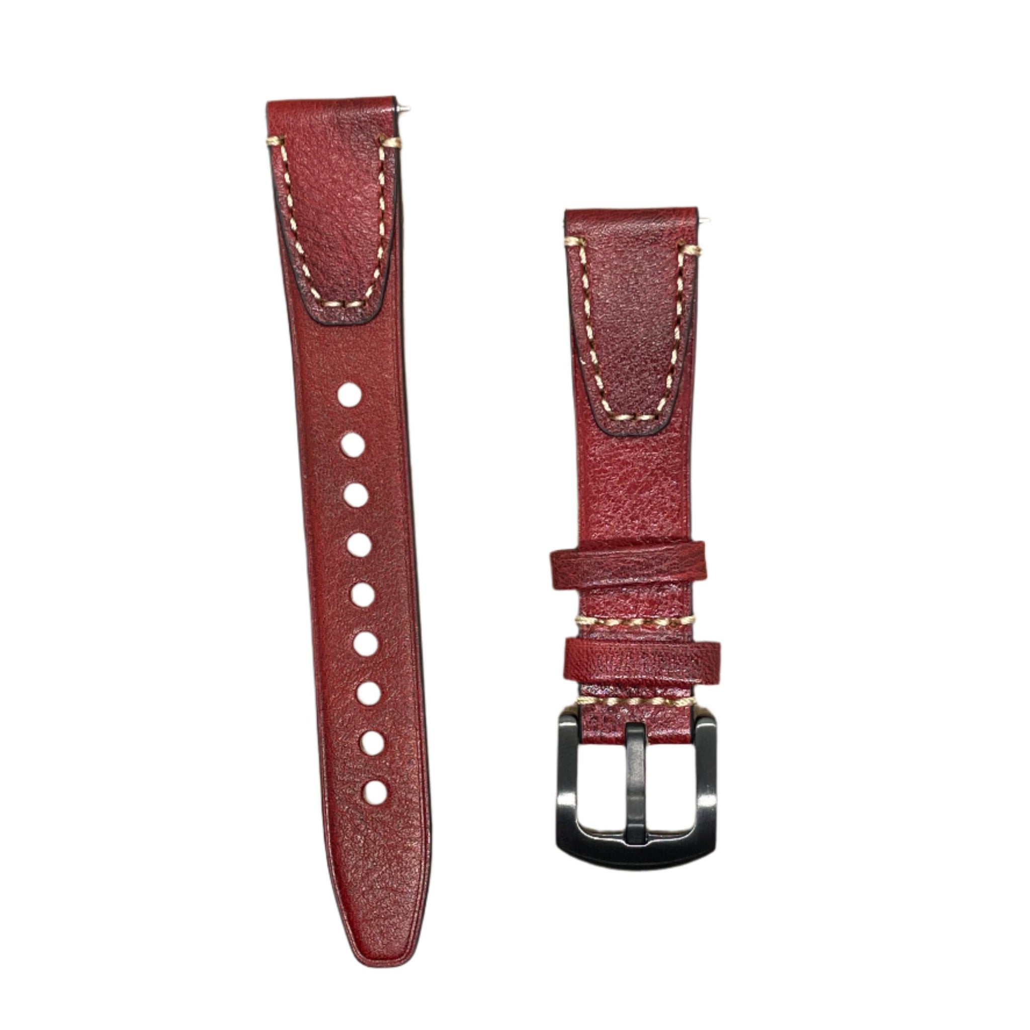 Vintage Premium Leather Watch Strap – Quick Release - Suparv