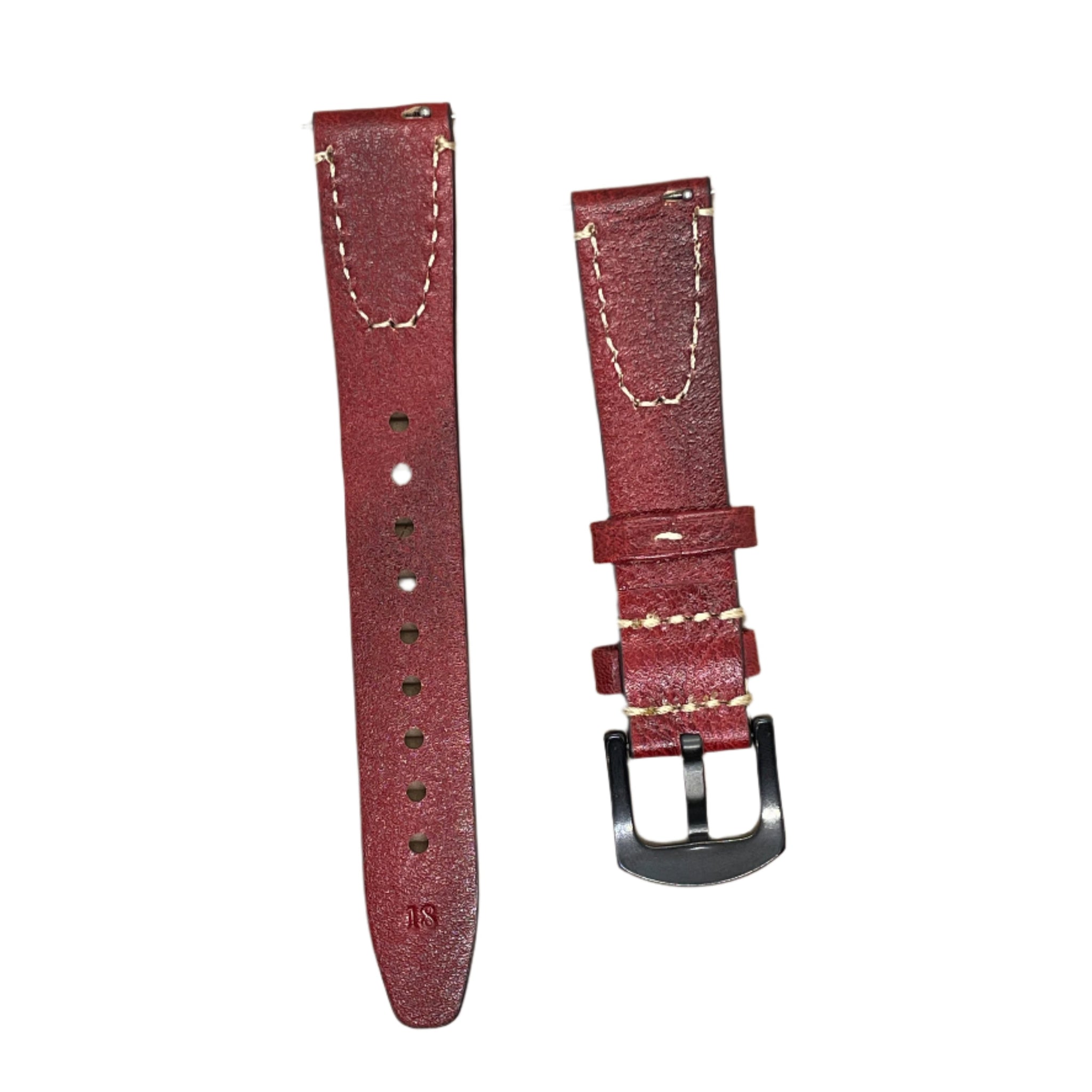 Vintage Premium Leather Watch Strap – Quick Release - Suparv