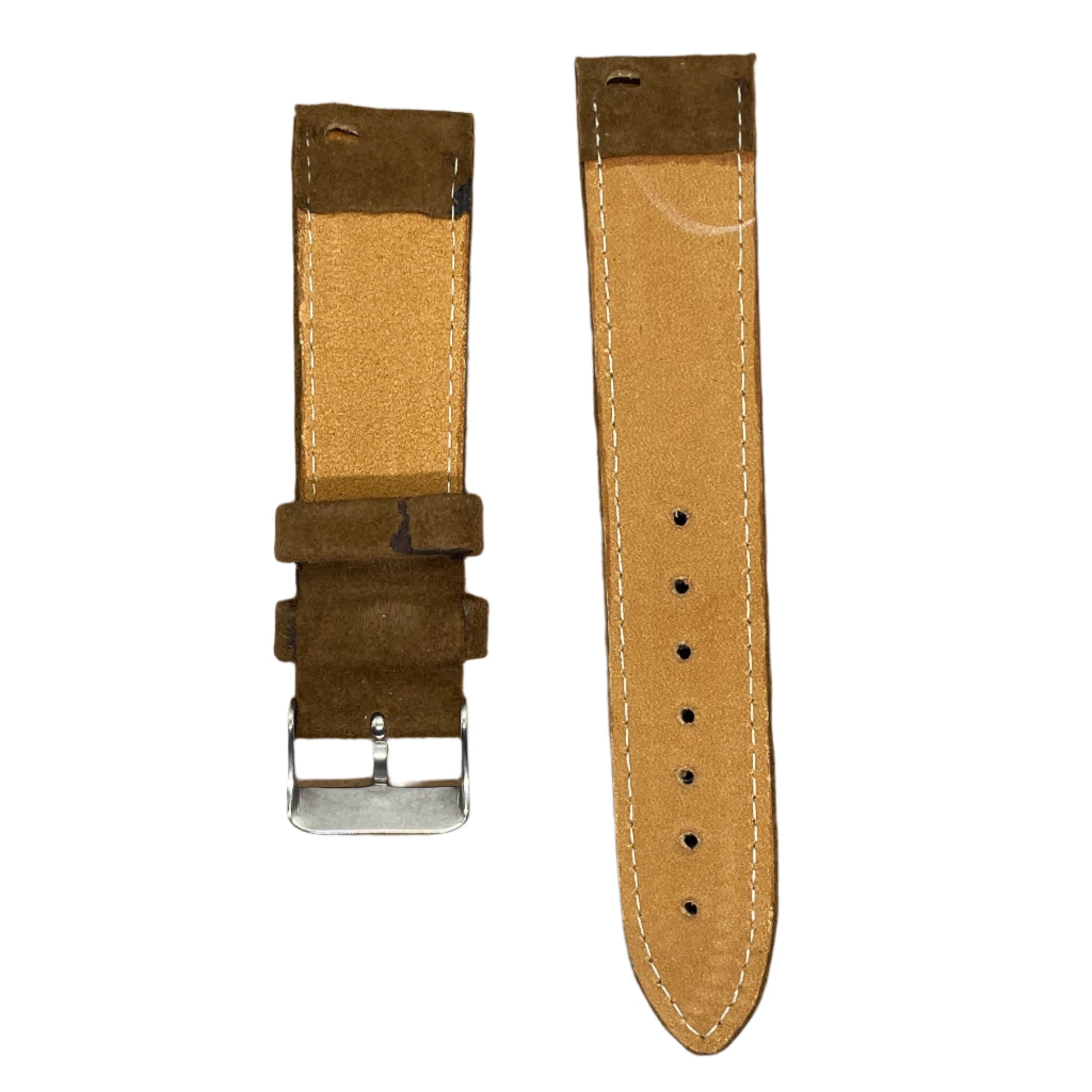 18mm/20mm/22mm Affordable Suede Leather Strap – Soft, Stylish & Comfortable - Suparv