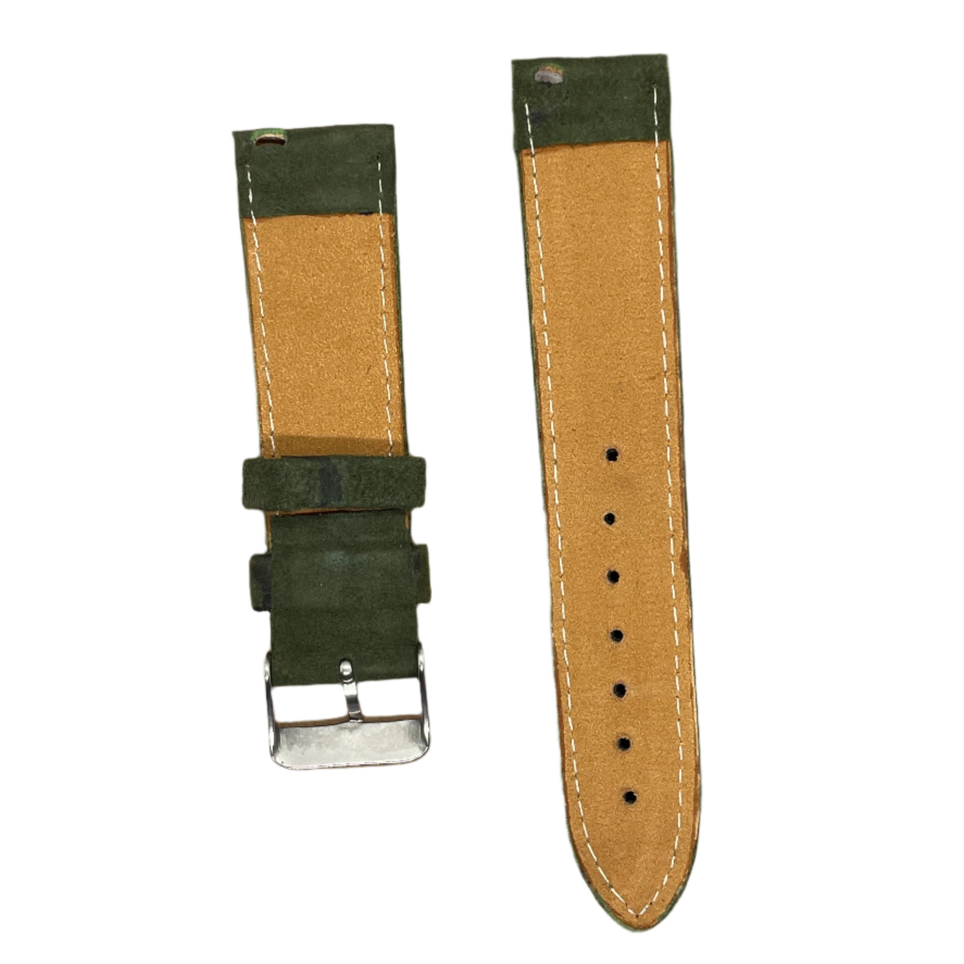 18mm/20mm/22mm Affordable Suede Leather Strap – Soft, Stylish & Comfortable - Suparv