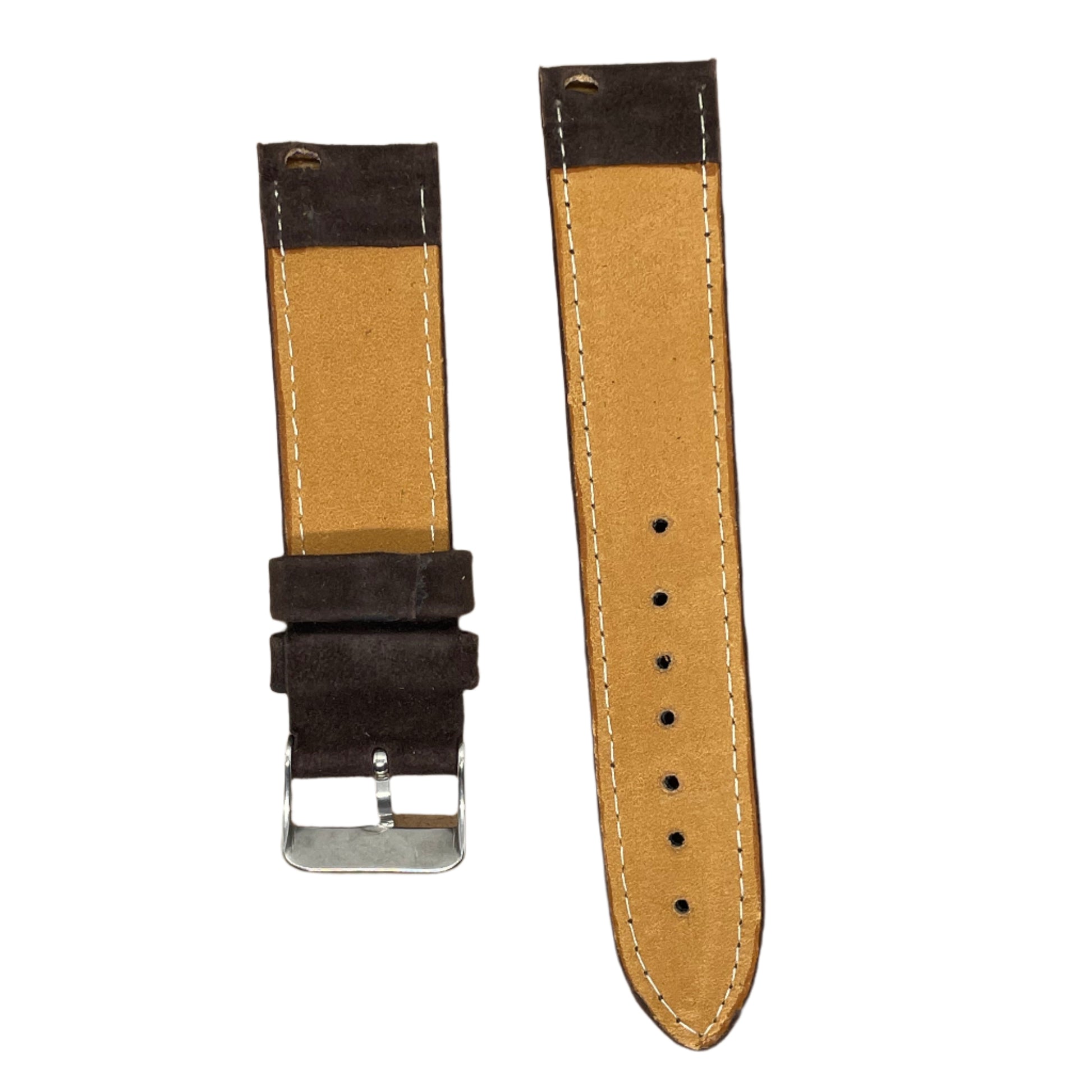 18mm/20mm/22mm Affordable Suede Leather Strap – Soft, Stylish & Comfortable - Suparv