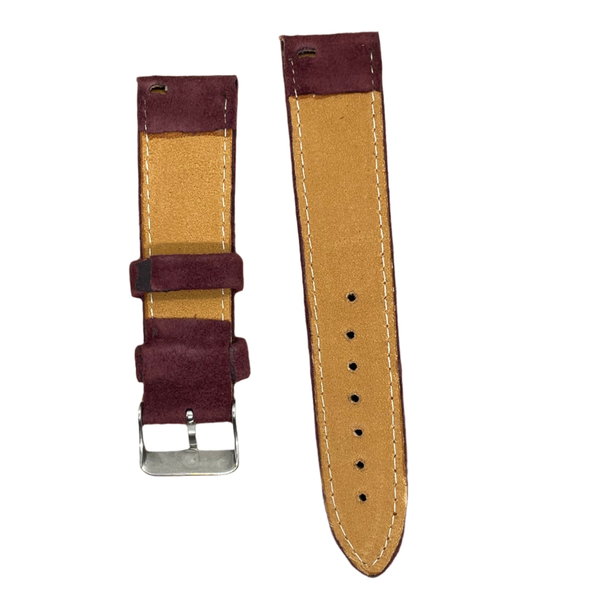 18mm/20mm/22mm Affordable Suede Leather Strap – Soft, Stylish & Comfortable - Suparv
