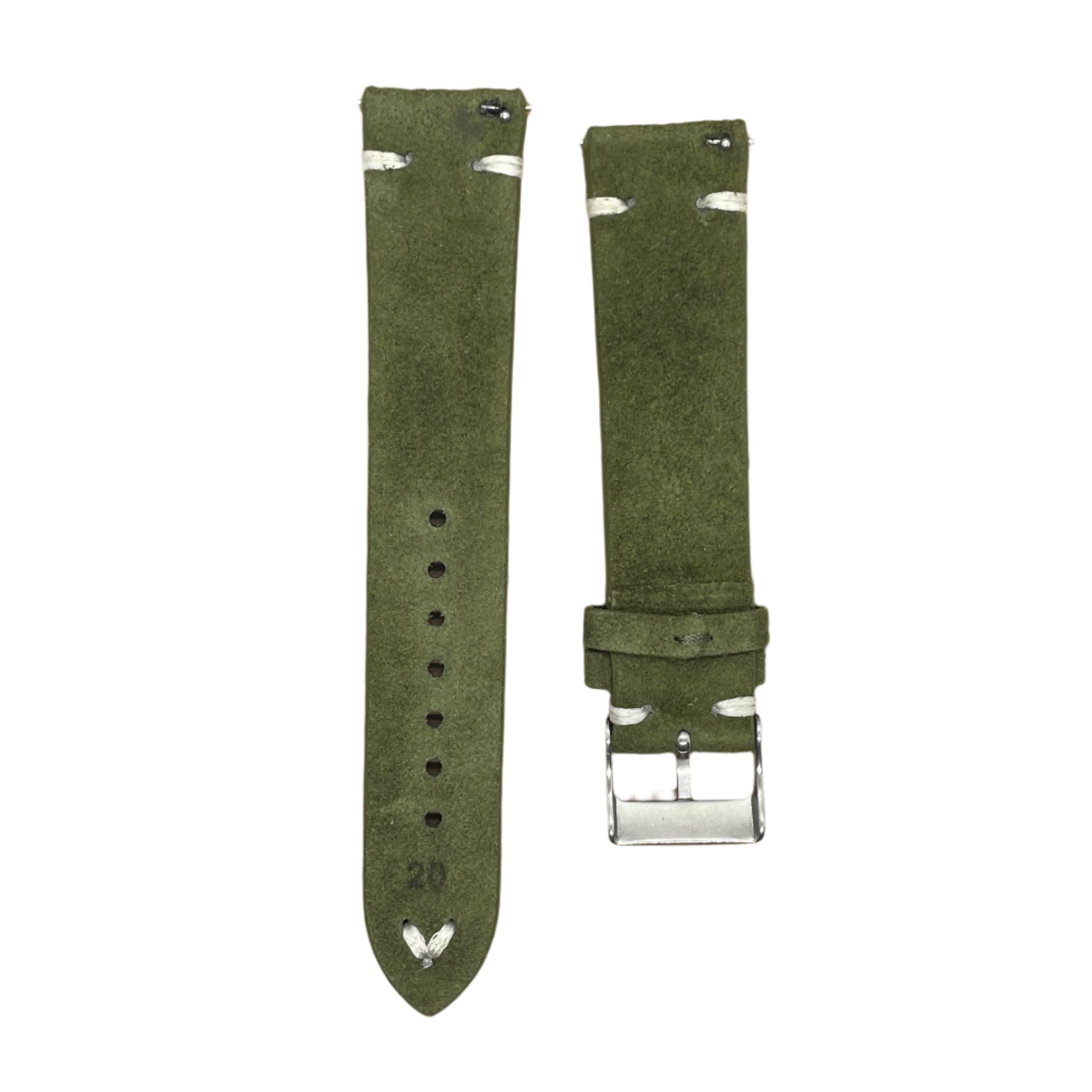 Top Grain Suede Watch Strap – Quick Release | 18mm / 20mm / 22mm - Suparv