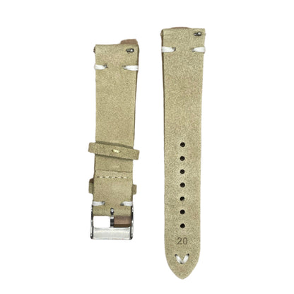 Top Grain Suede Watch Strap – Quick Release | 18mm / 20mm / 22mm - Suparv