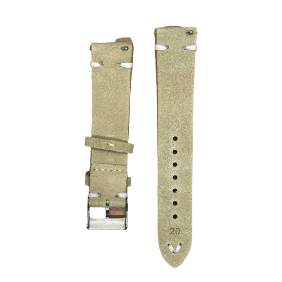 Top Grain Suede Watch Strap – Quick Release | 18mm / 20mm / 22mm - Suparv