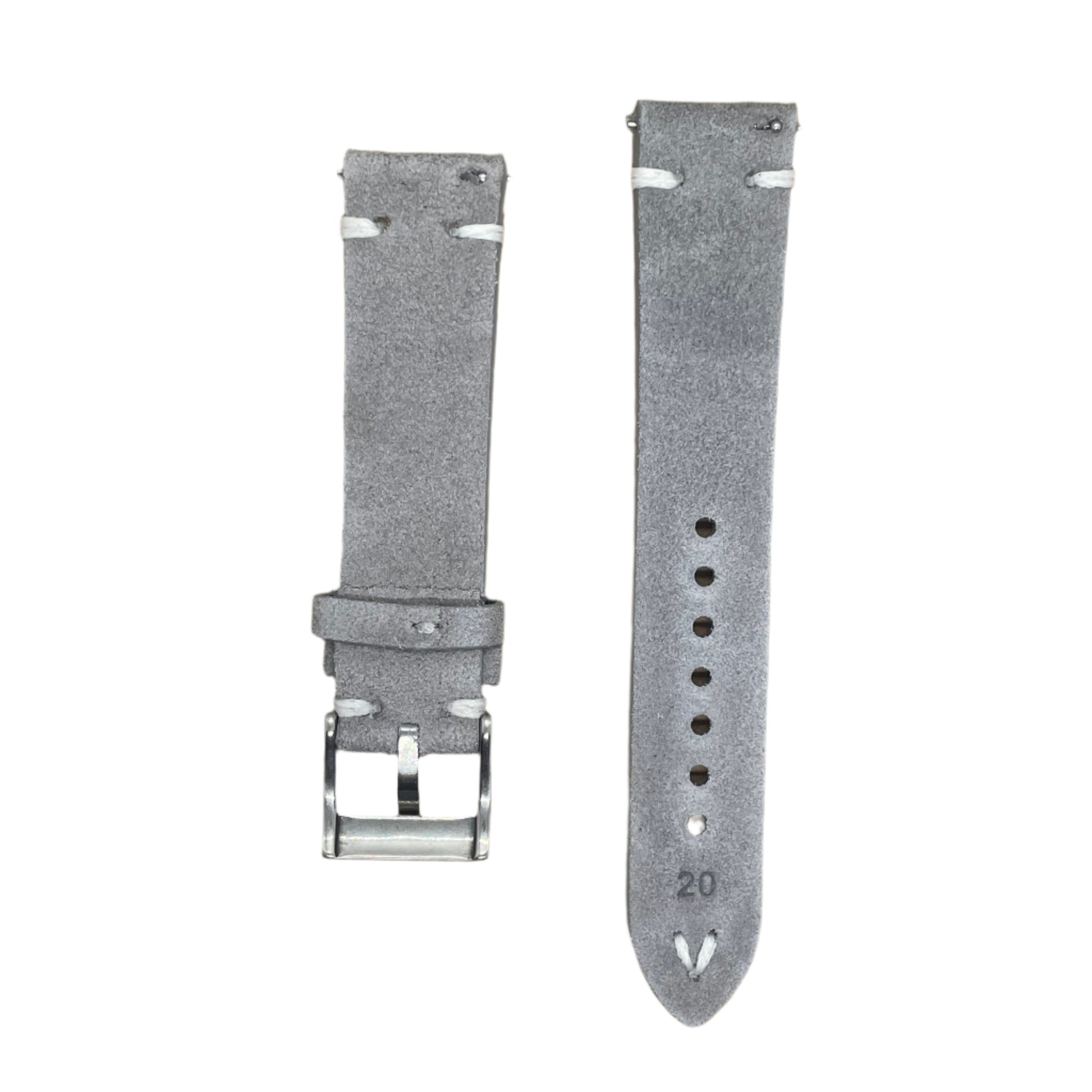Top Grain Suede Watch Strap – Quick Release | 18mm / 20mm / 22mm - Suparv