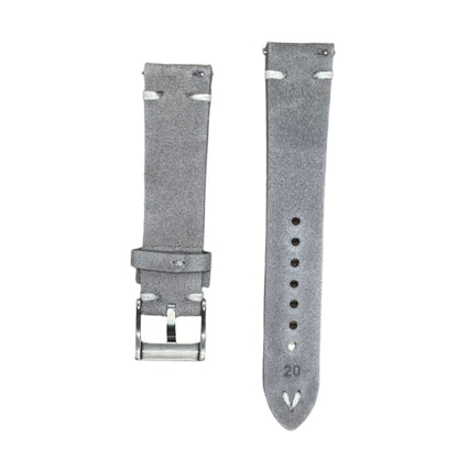 Top Grain Suede Watch Strap – Quick Release | 18mm / 20mm / 22mm - Suparv
