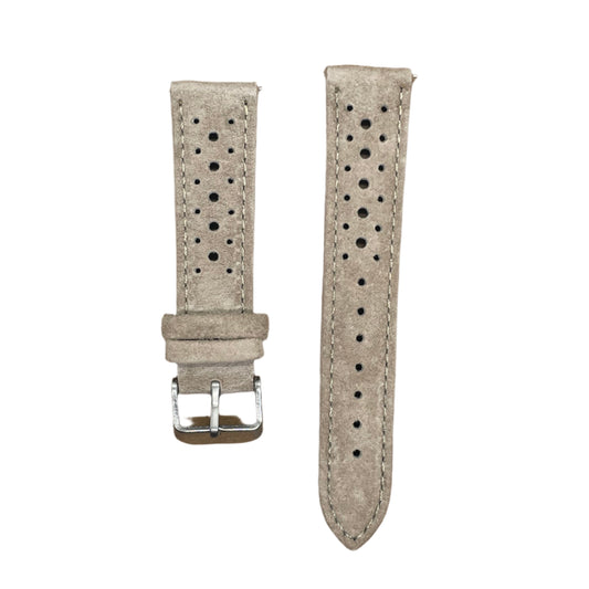 Racer Style Suede Watch Strap – Quick Release | 18mm / 20mm - Suparv