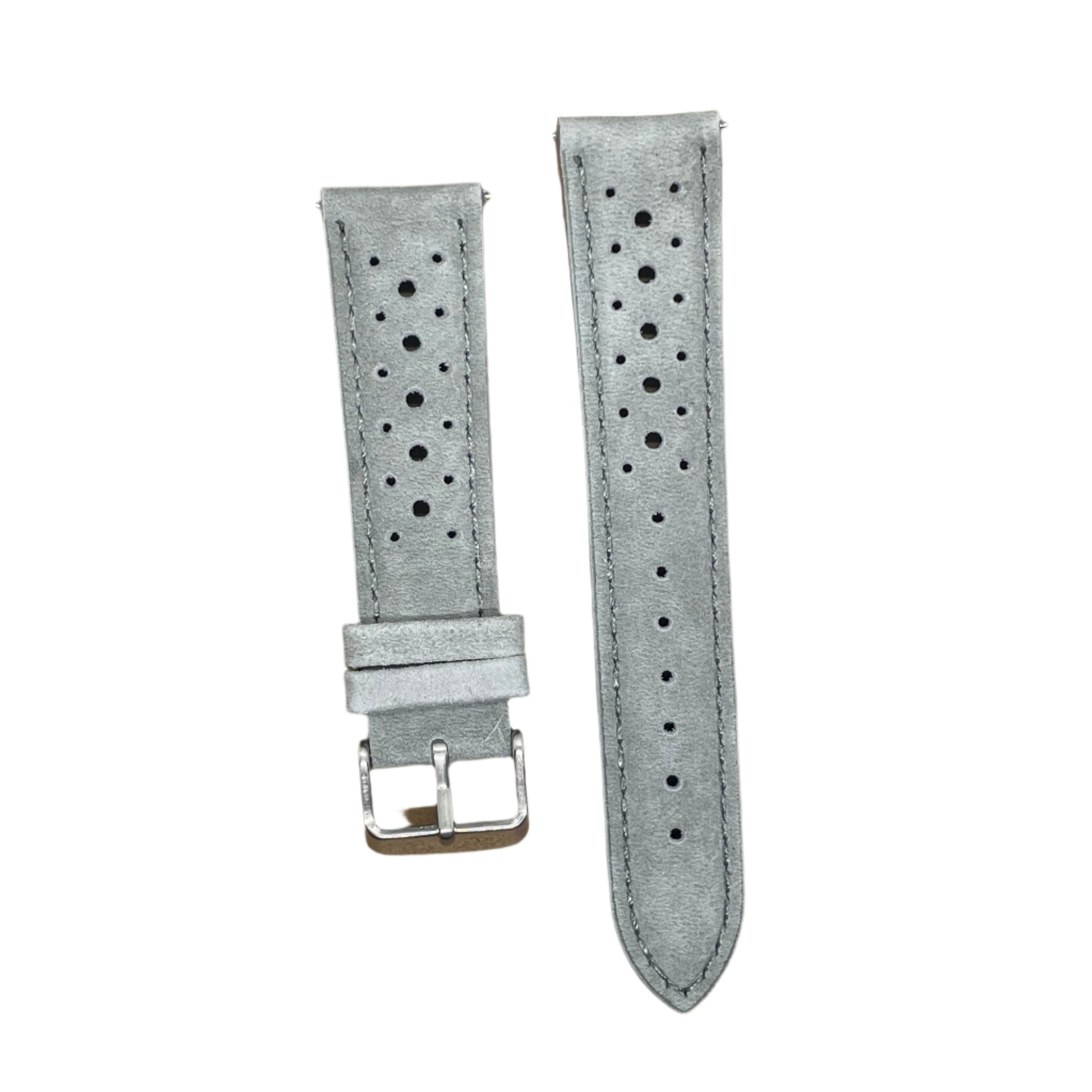 Racer Style Suede Watch Strap – Quick Release | 18mm / 20mm - Suparv