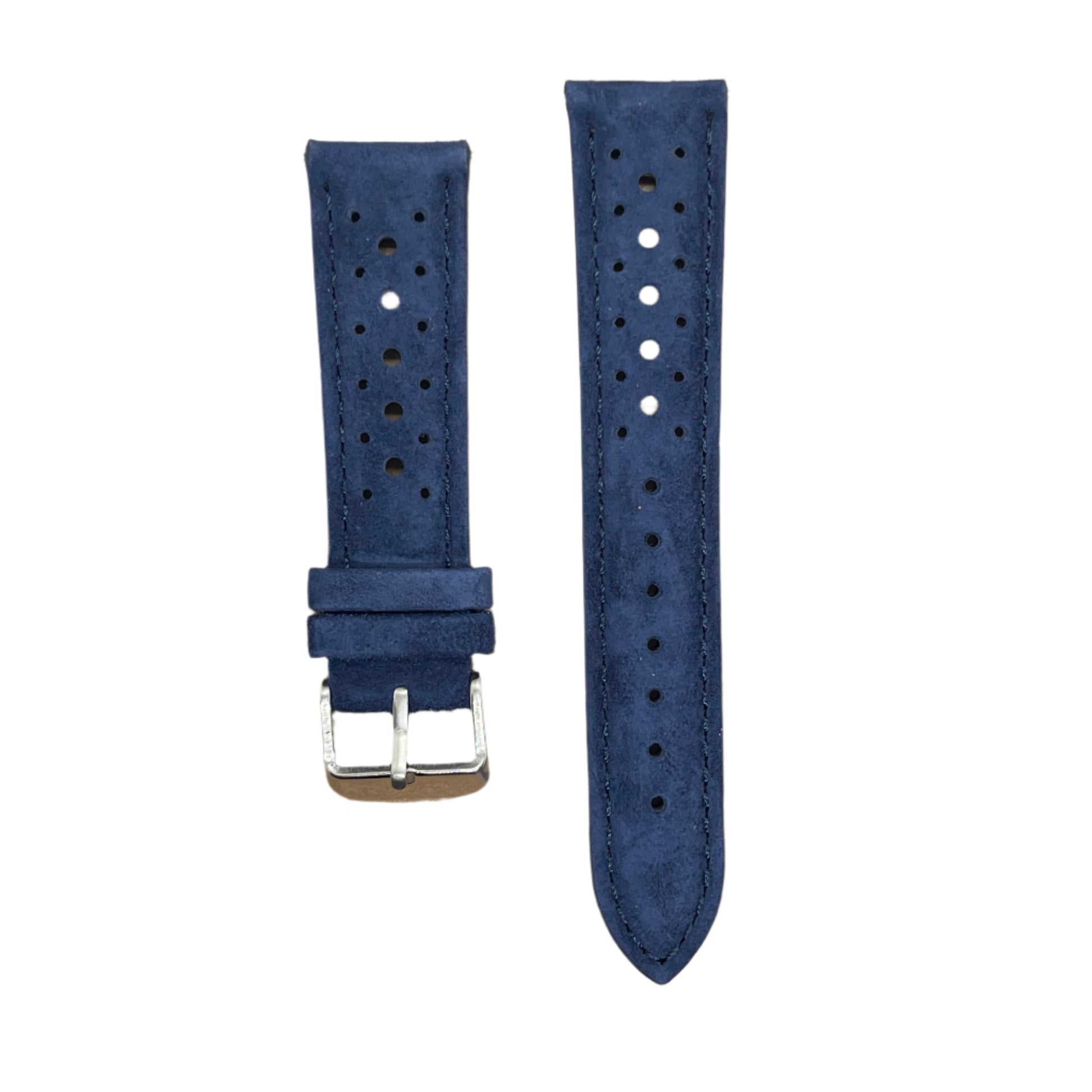 Racer Style Suede Watch Strap – Quick Release | 18mm / 20mm - Suparv