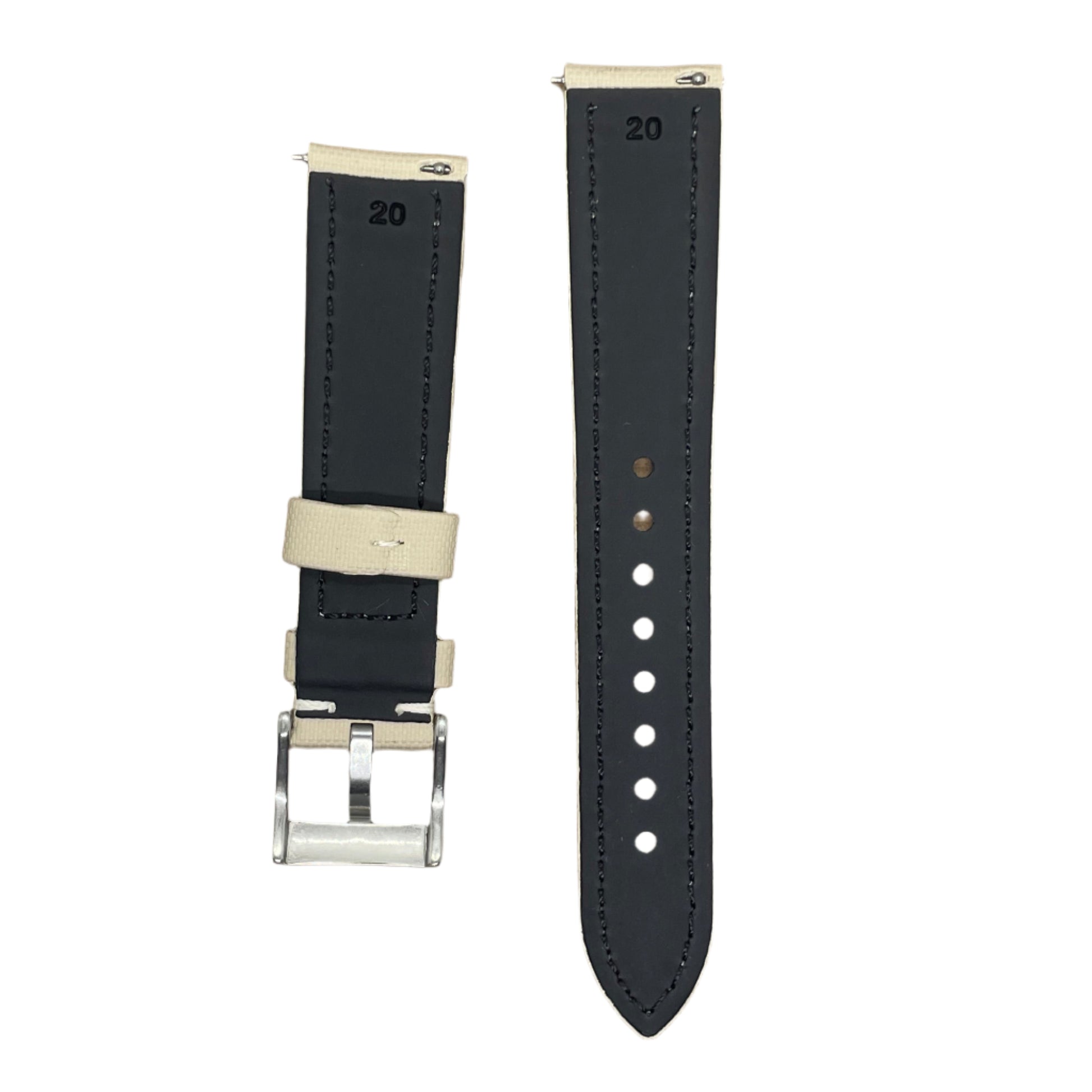 Sailcloth Premium Watch Strap – With Quick Release - Suparv