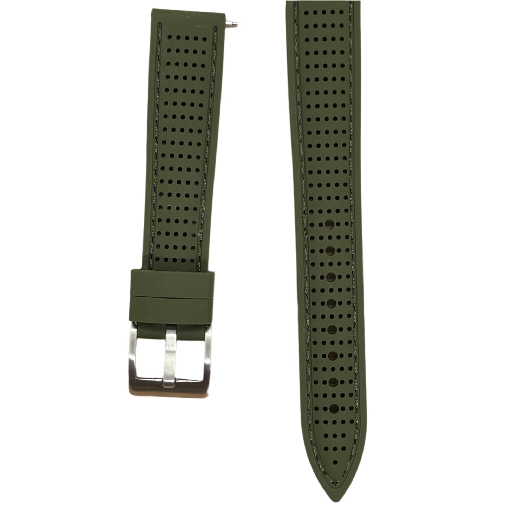 Premium Silicone Rubber Strap – 18mm | Quick Release - Suparv