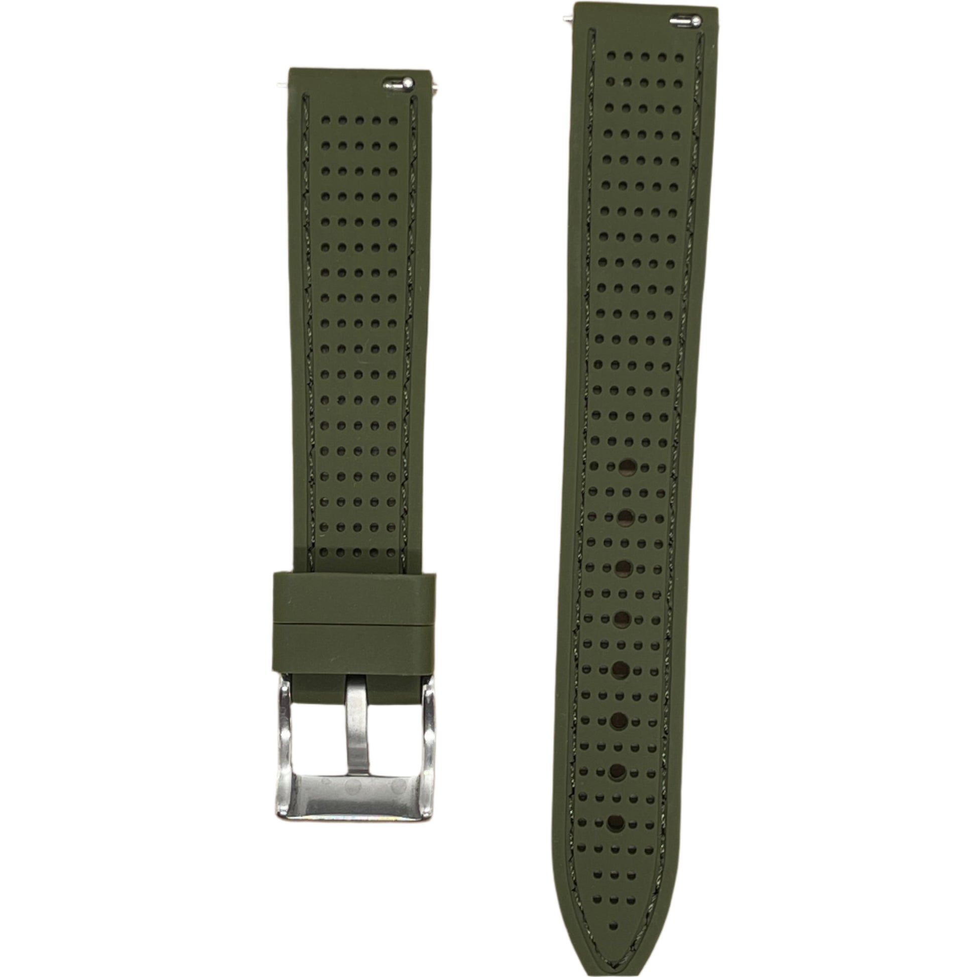 Premium Silicone Rubber Strap – 18mm | Quick Release - Suparv