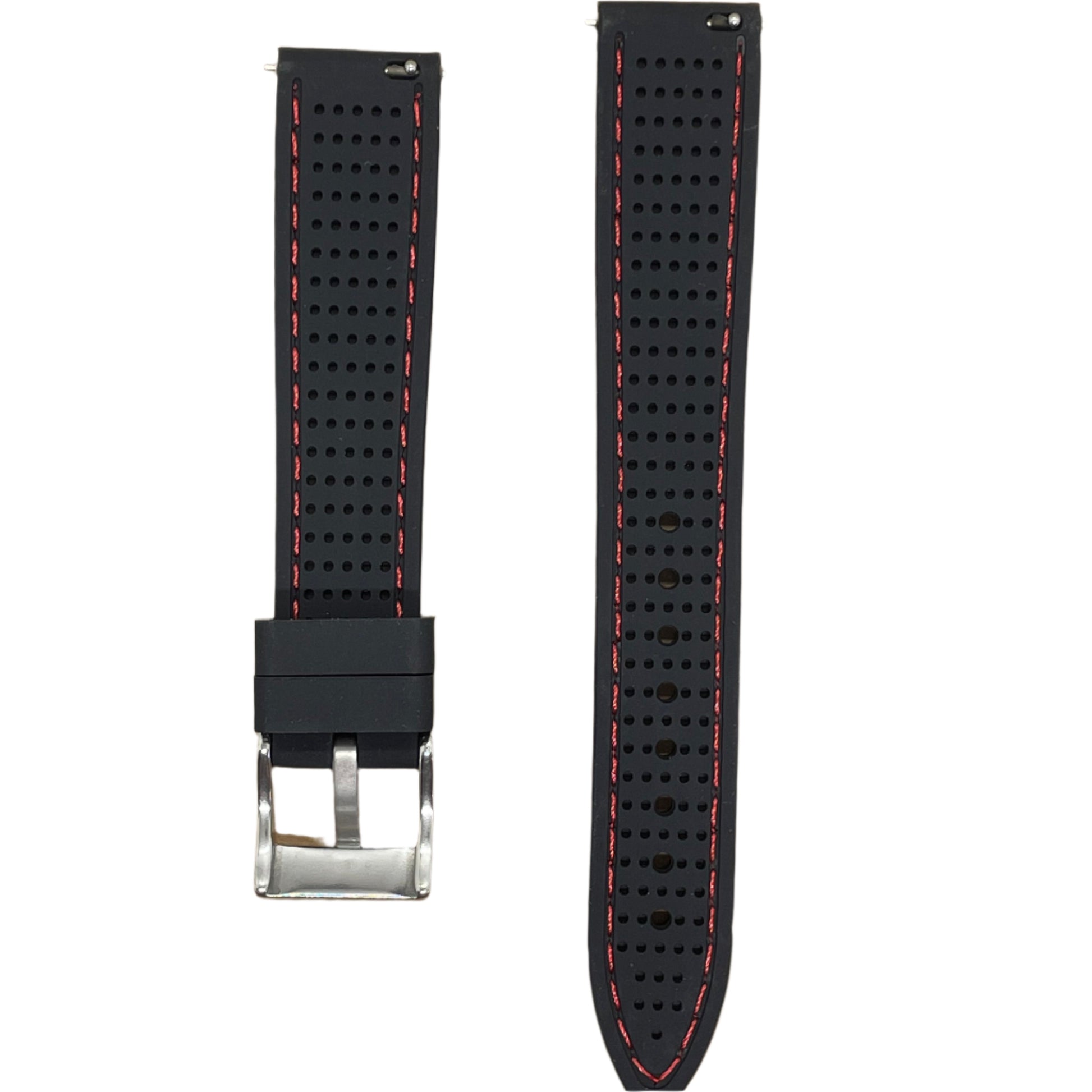 Premium Silicone Rubber Strap – 18mm | Quick Release - Suparv