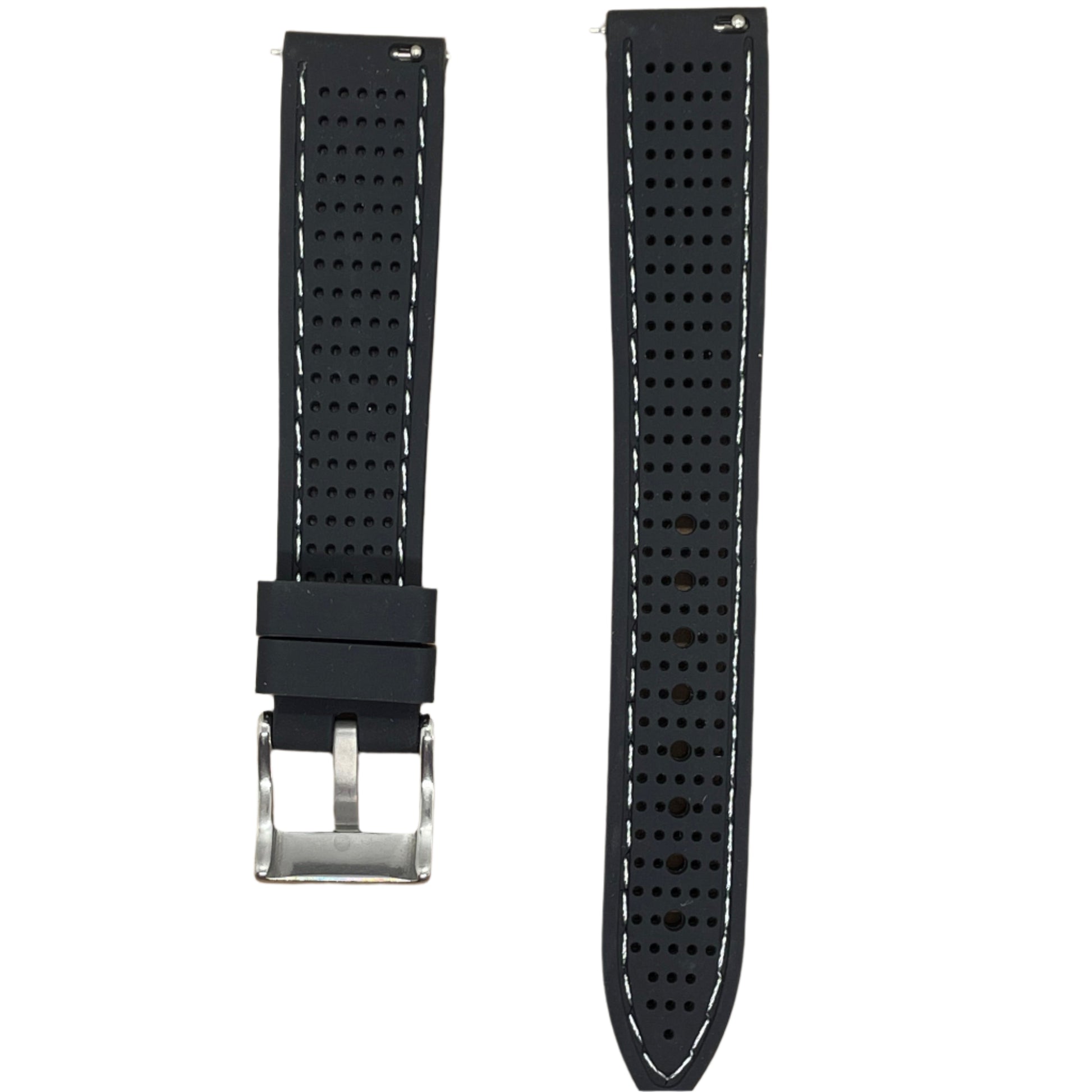 Premium Silicone Rubber Strap – 18mm | Quick Release - Suparv