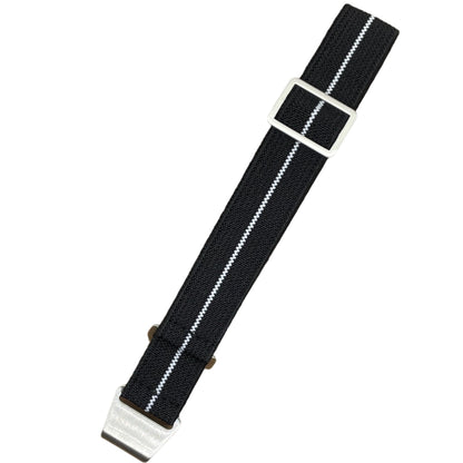 Nylon Elastic Parachute Watch Strap – 18mm / 20mm / 22mm | Stretchable Comfort & Military Style - Suparv