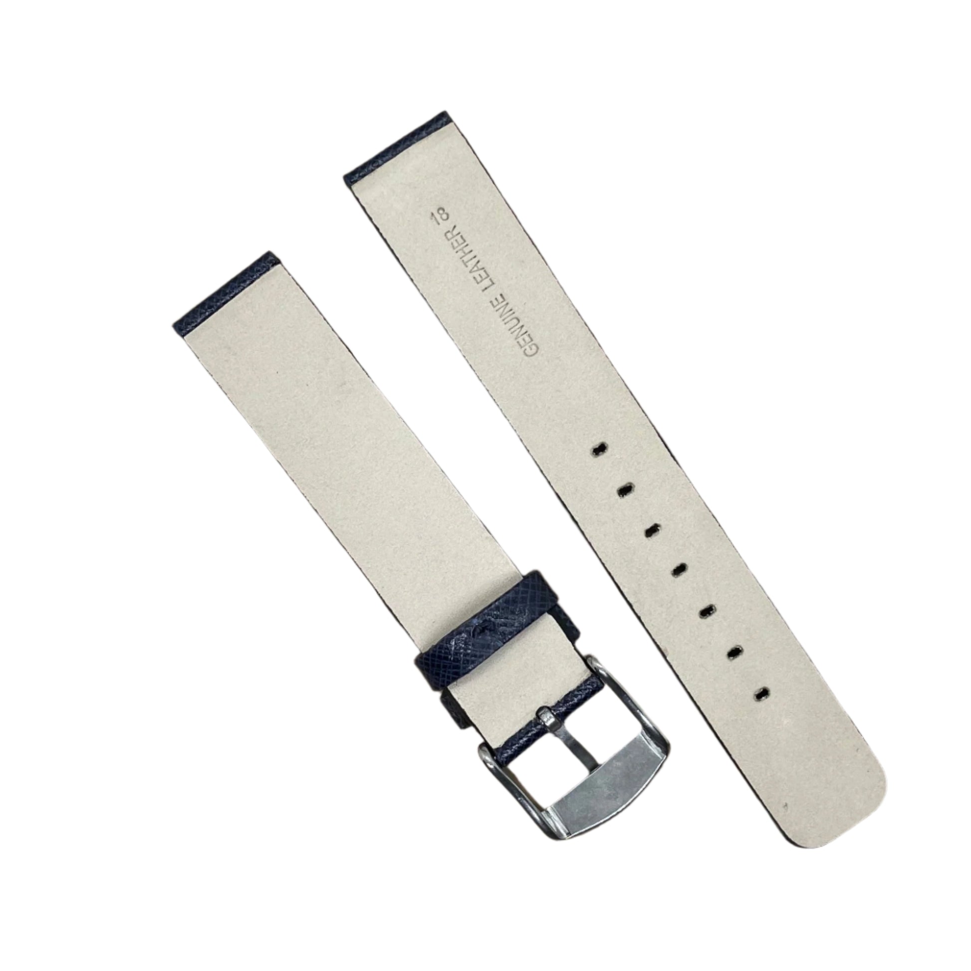 Formal Textured Leather Watch Strap – Premium Finish - Suparv