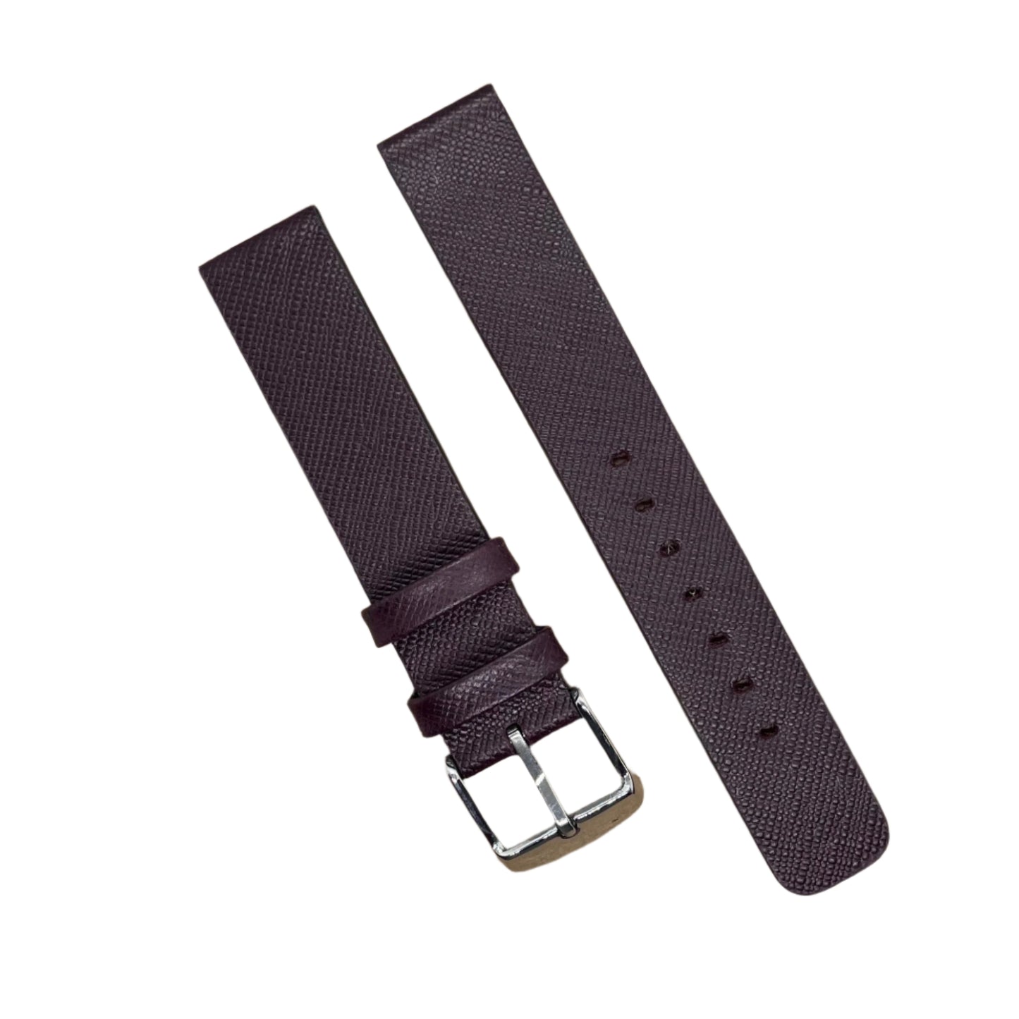 Formal Textured Leather Watch Strap – Premium Finish - Suparv