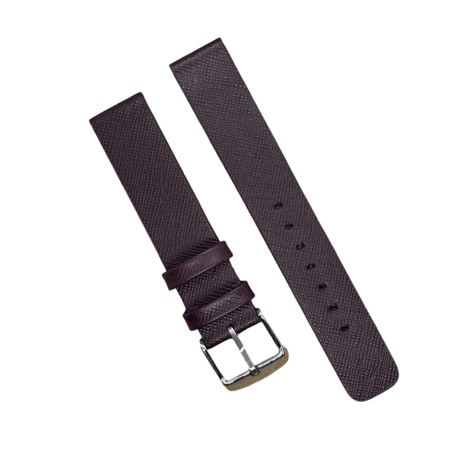 Formal Textured Leather Watch Strap – Premium Finish - Suparv