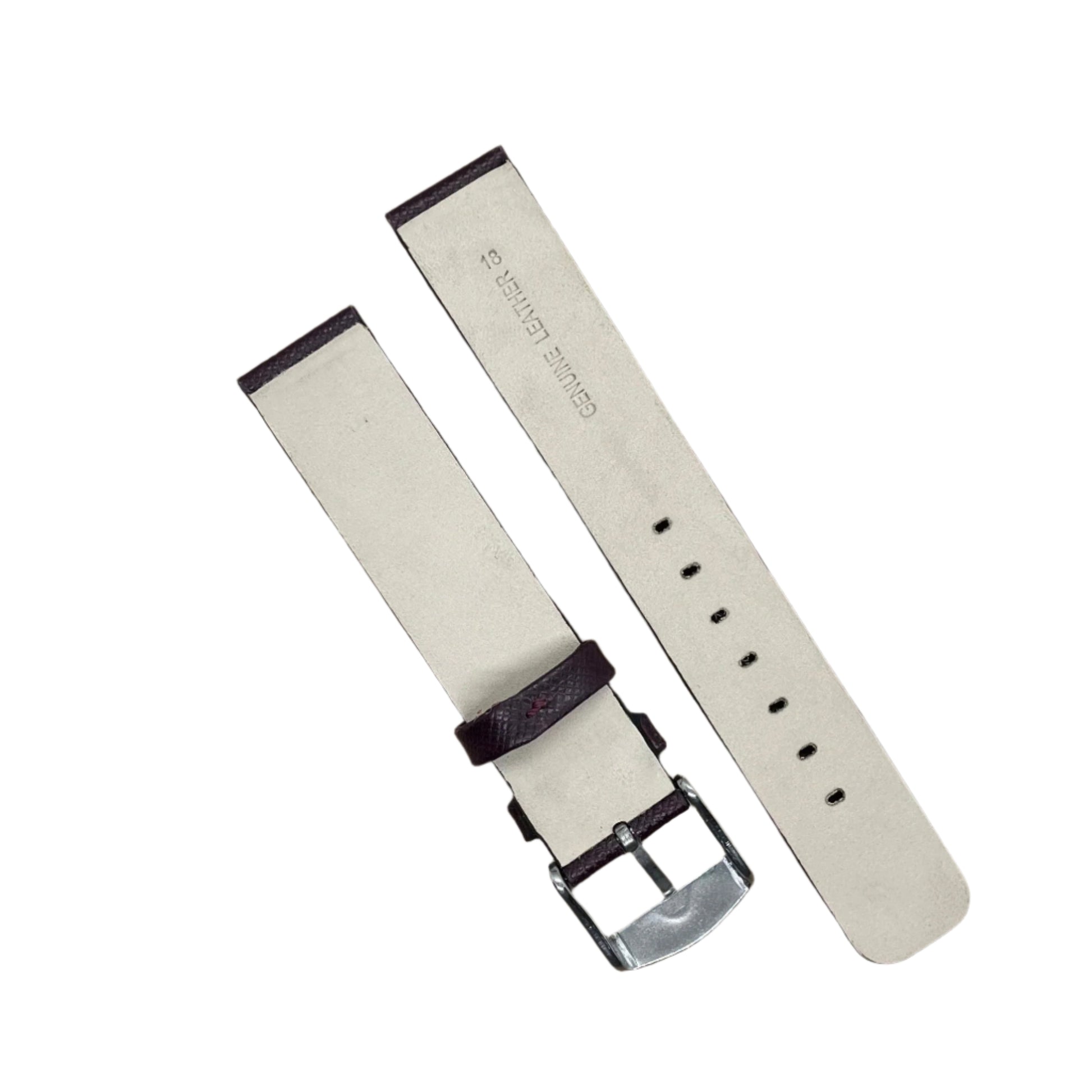 Formal Textured Leather Watch Strap – Premium Finish - Suparv