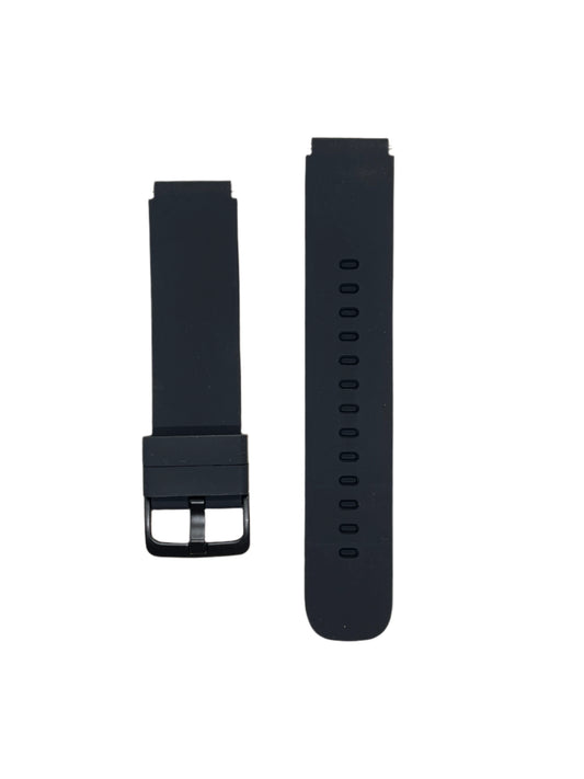 19mm Silicone Strap – Black | Quick Release - Suparv
