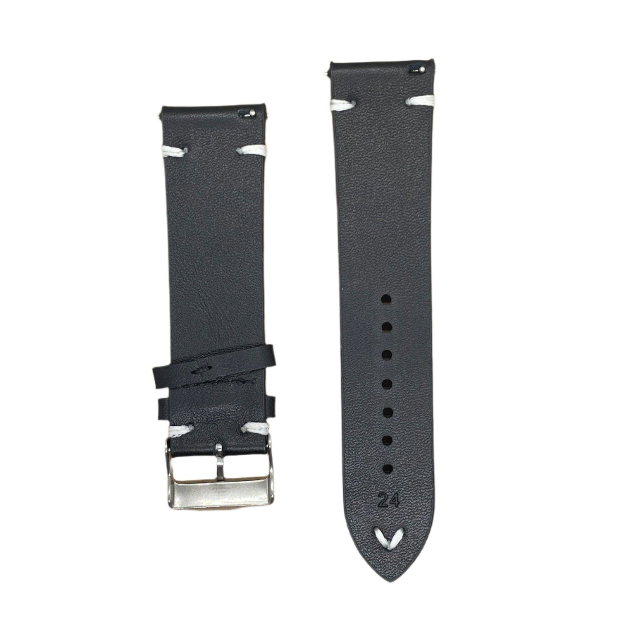 Full Grain Leather Watch Strap with Quick Release – 18mm / 20mm / 22mm / 24mm - Suparv