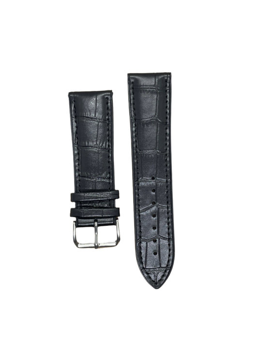 Hybrid Leather & Rubber Watch Strap – 20mm / 22mm / 24mm | Suparv Straps - Suparv