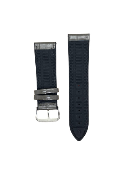 Hybrid Leather & Rubber Watch Strap – 20mm / 22mm / 24mm | Suparv Straps - Suparv