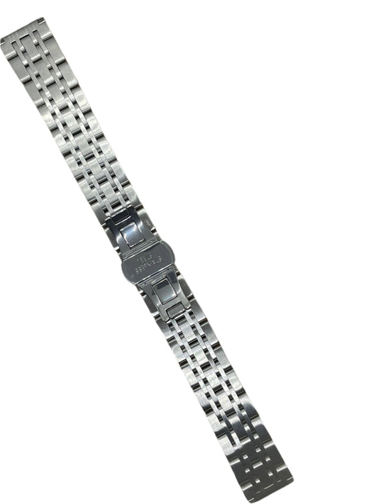 18mm 7-Link Solid Stainless Steel Bracelet – Brushed & Glossy Finish | Suparv Accessories - Suparv