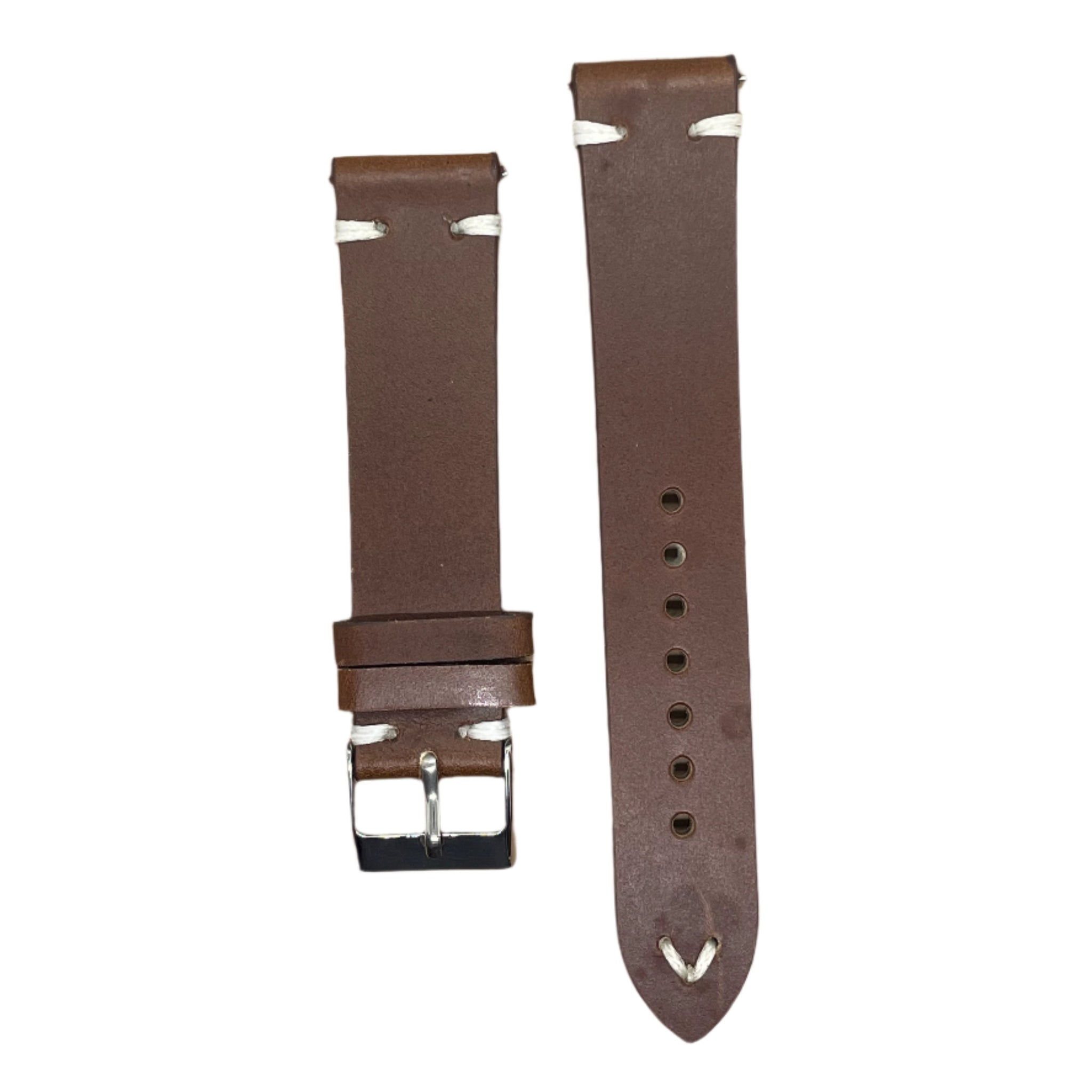 Full Grain Leather Watch Strap with Quick Release – 18mm / 20mm / 22mm / 24mm - Suparv