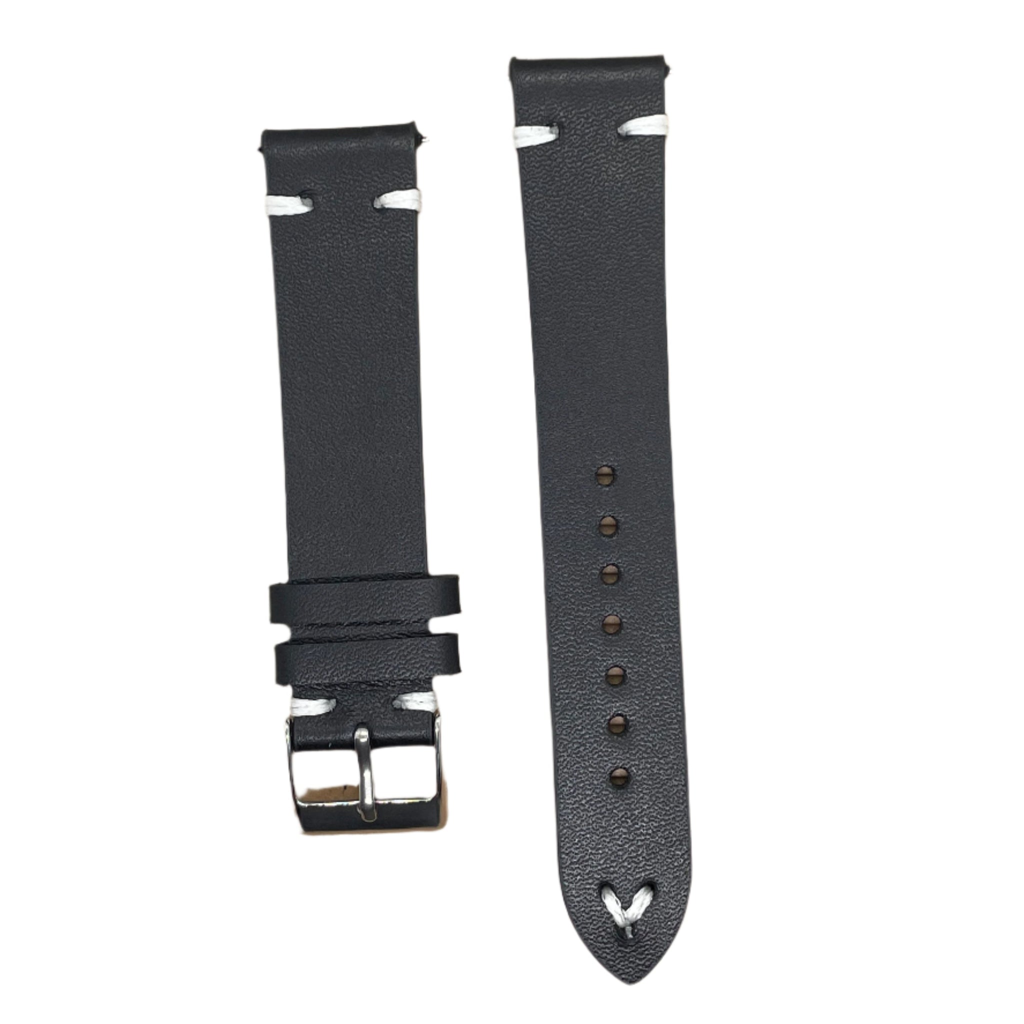 Full Grain Leather Watch Strap with Quick Release – 18mm / 20mm / 22mm / 24mm - Suparv
