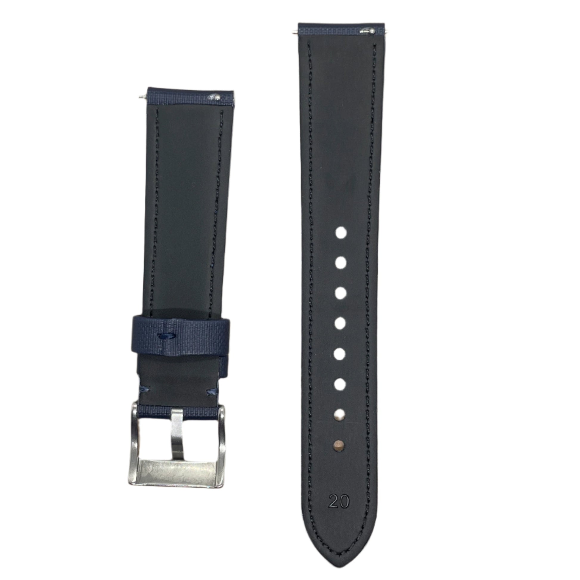 Sailcloth Premium Watch Strap – With Quick Release - Suparv