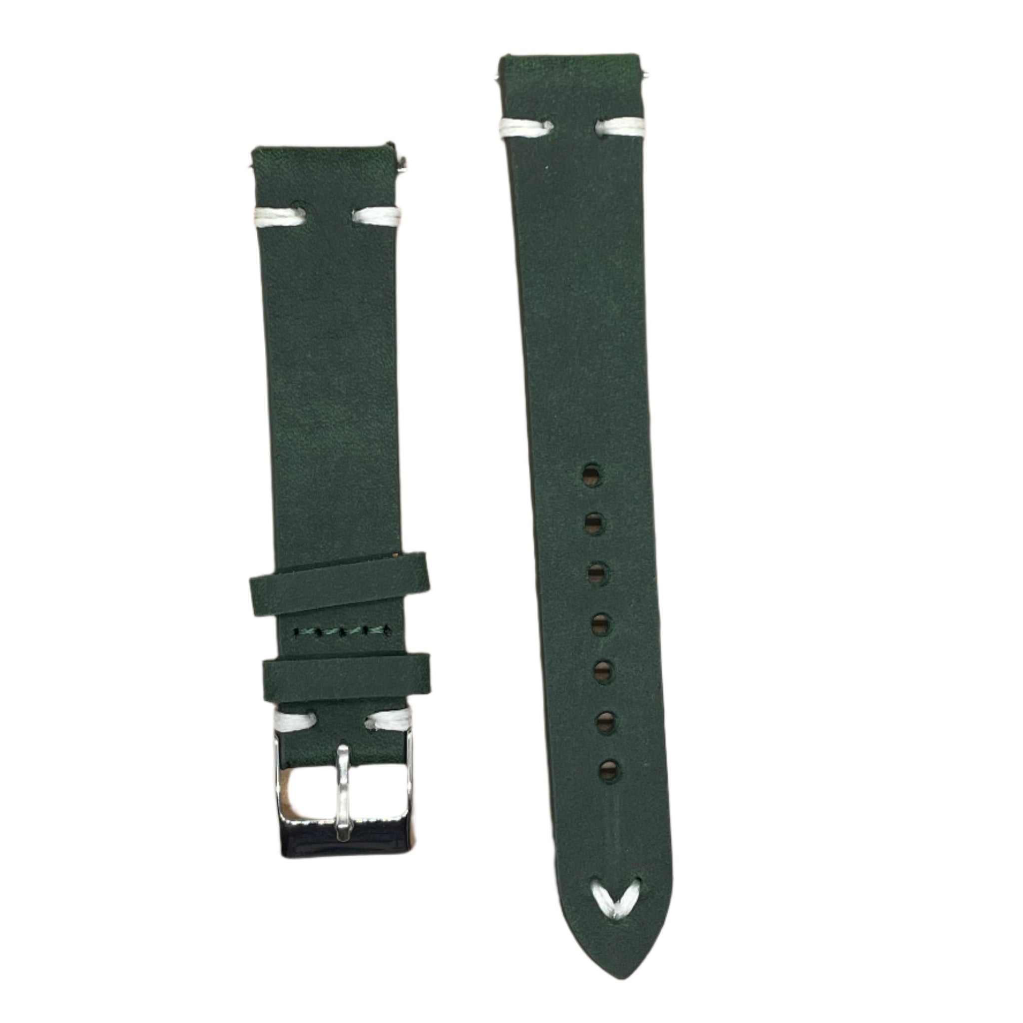 Full Grain Leather Watch Strap with Quick Release – 18mm / 20mm / 22mm / 24mm - Suparv
