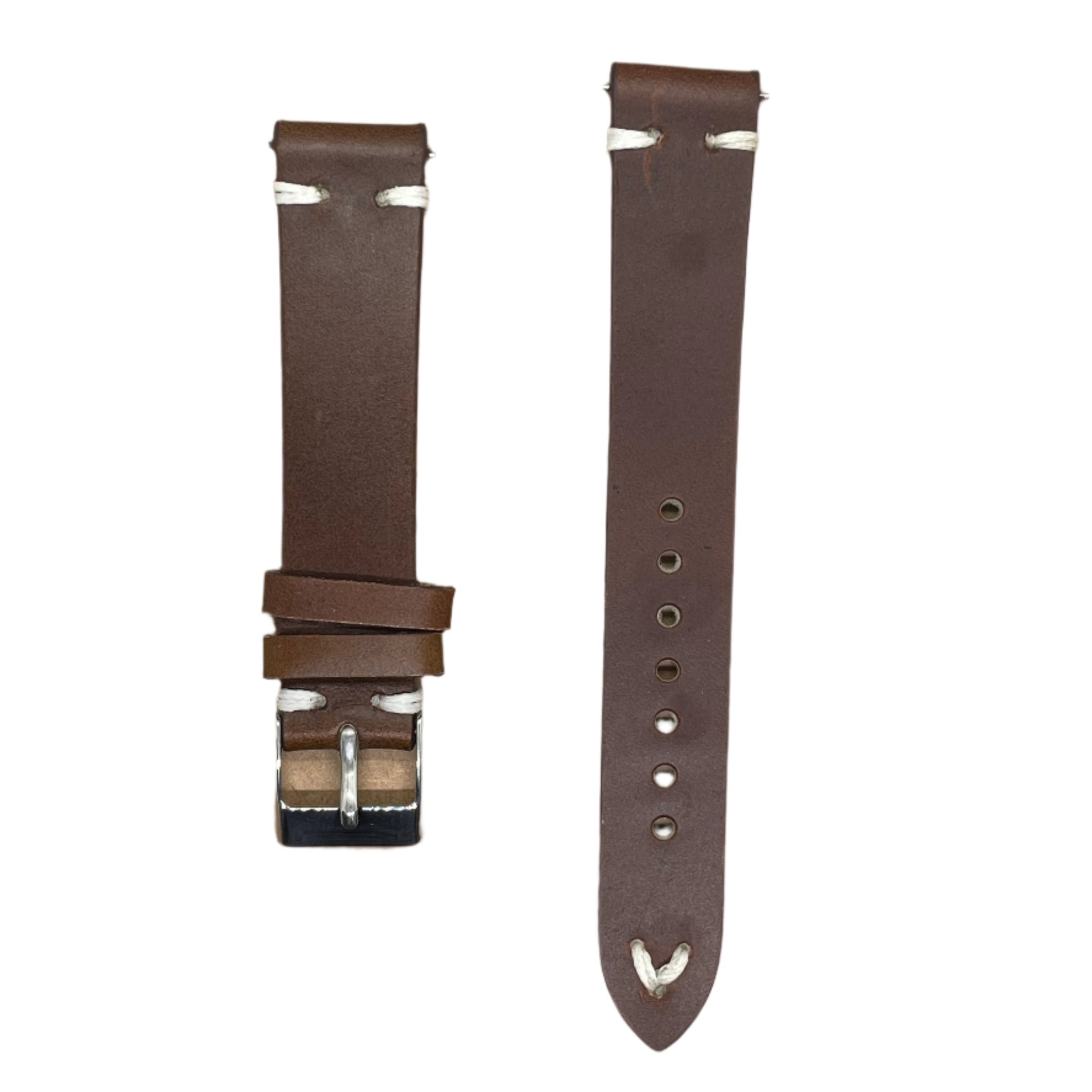 Full Grain Leather Watch Strap with Quick Release – 18mm / 20mm / 22mm / 24mm - Suparv