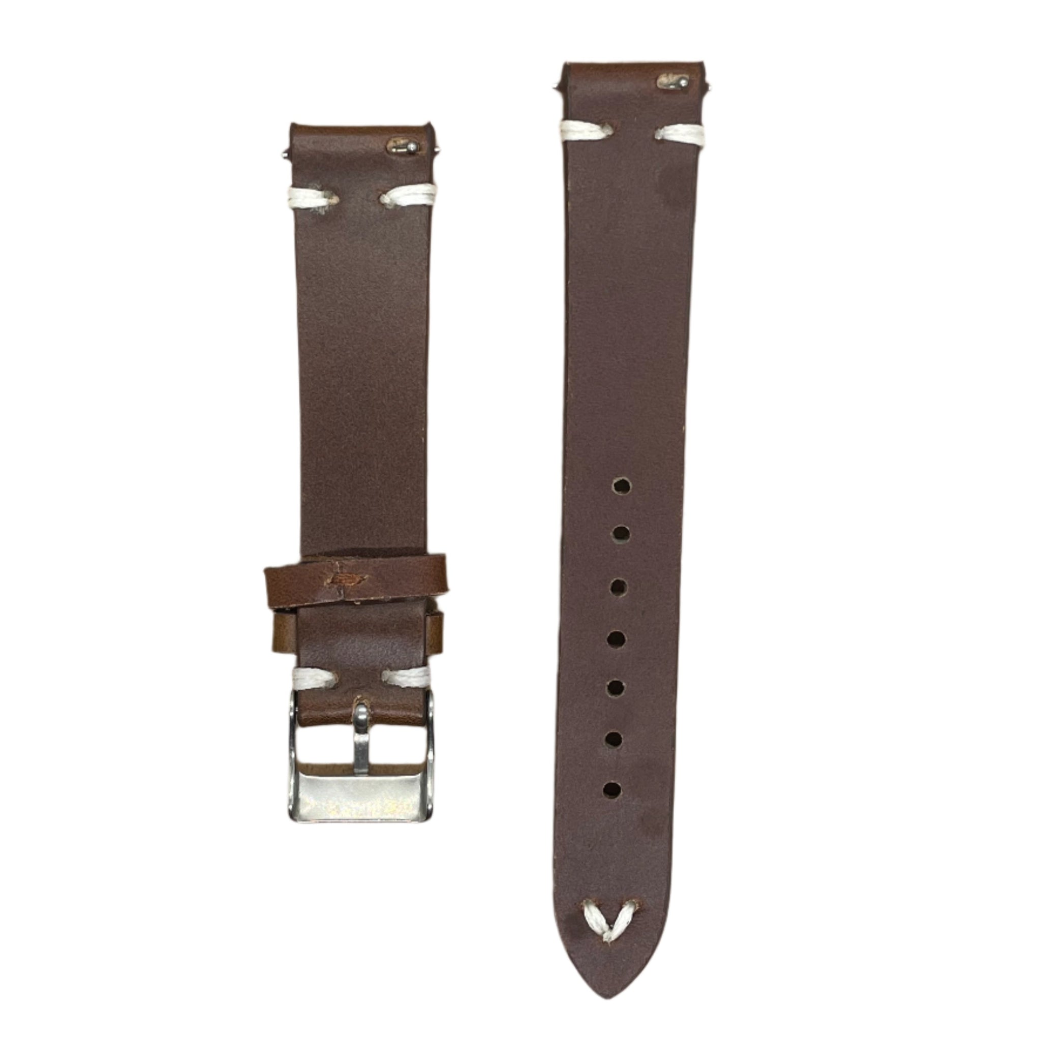 Full Grain Leather Watch Strap with Quick Release – 18mm / 20mm / 22mm / 24mm - Suparv
