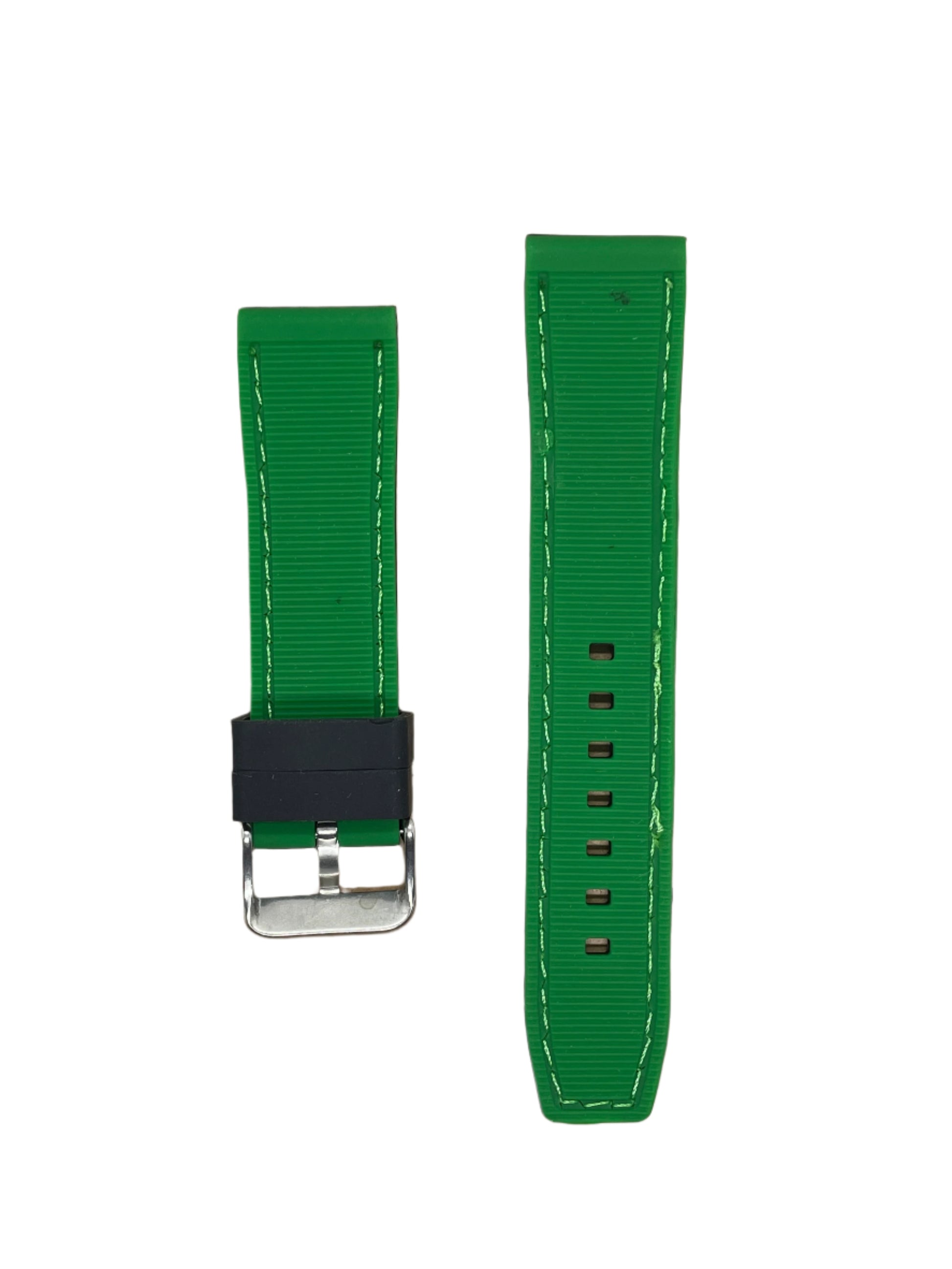 Dual-Tone Sturdy Silicone Strap – 20mm / 22mm Sporty Fit - Suparv