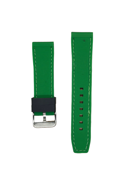 Dual-Tone Sturdy Silicone Strap – 20mm / 22mm Sporty Fit - Suparv